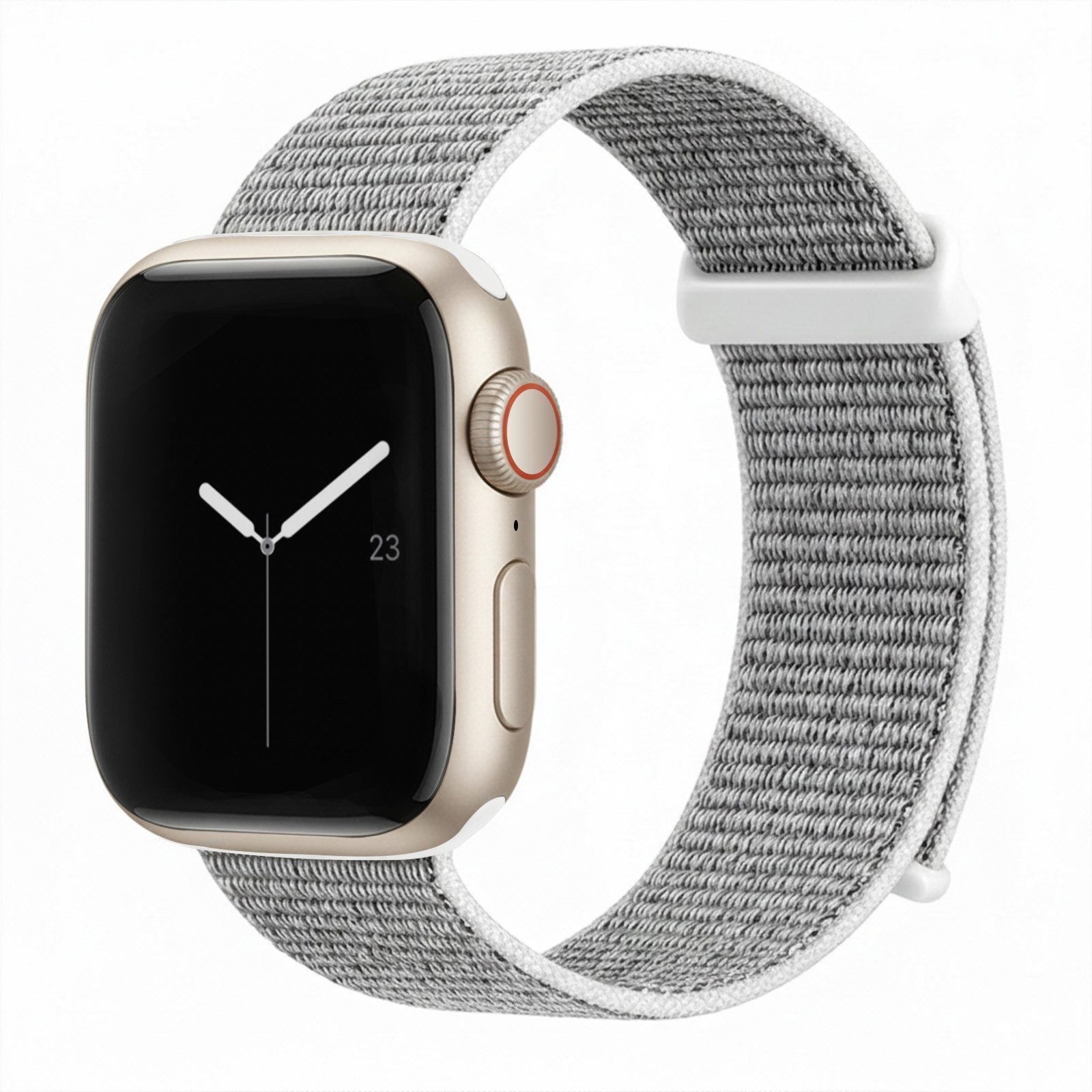 Tec-Expert Smartwatch-Armband für Apple Watch Series 4 40 mm Armband Ersatz Wechsel Band, Nylon Textil mit Klettverschluss, stufenlos Verstellbar, atmungsaktiv