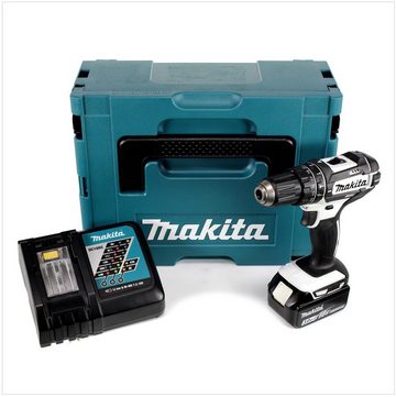 Makita Schlagbohrmaschine Makita DHP 482 RF1J W Akku Schlagbohrschrauber 18V 62Nm + 1x Akku 3,0Ah + Ladegerät im Makpac