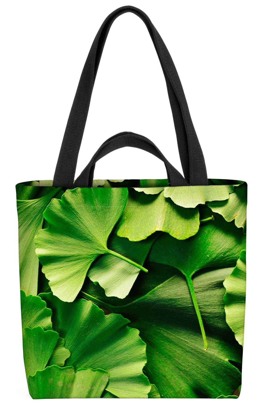 VOID Henkeltasche (1-tlg), Gingko Biloba Baum Pflanze Blätter tee garten gingkobaum pflanzen nat