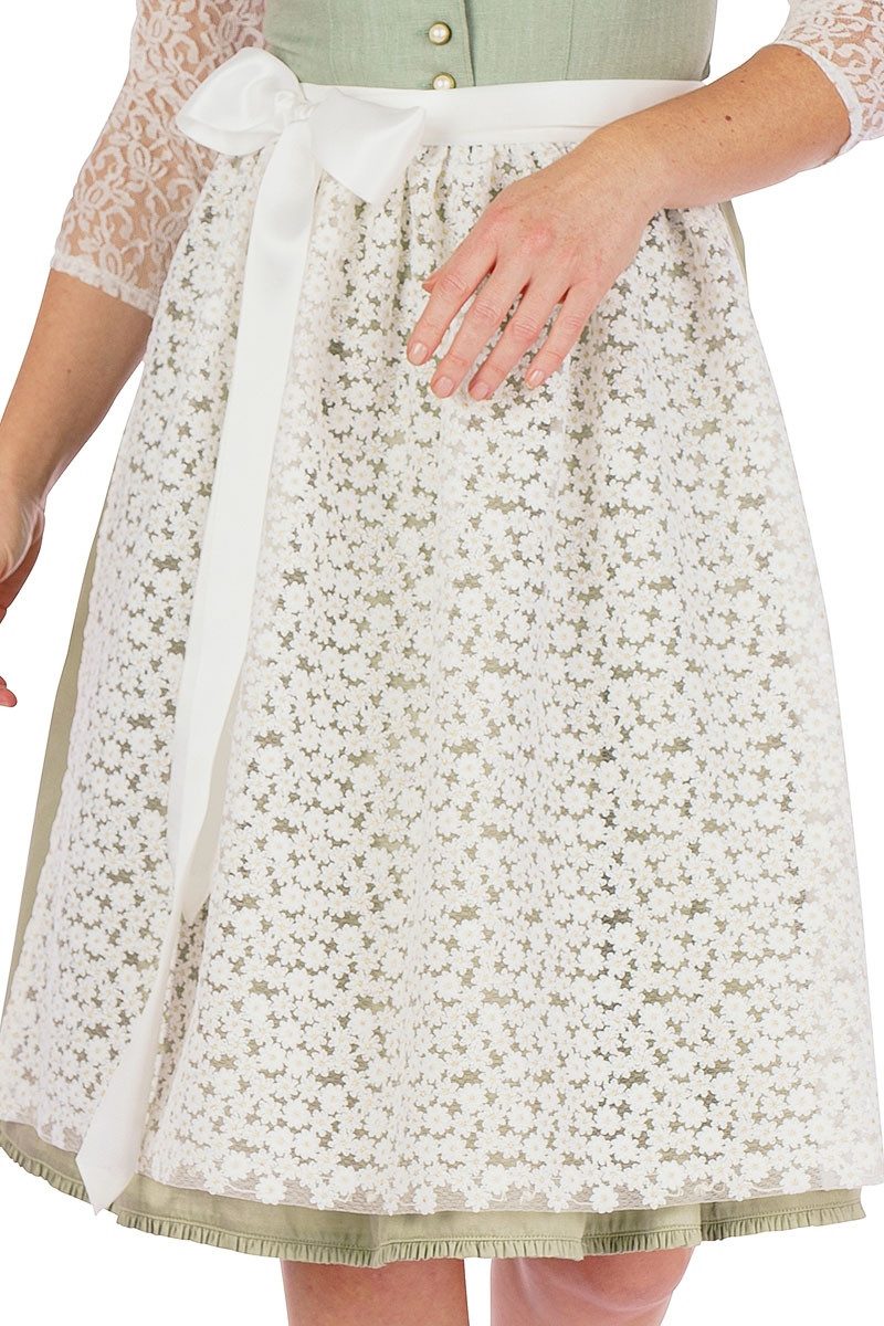 Alpenfee Tracht Dirndl Midi Dirndl 2tlg. - XARA - pistazie