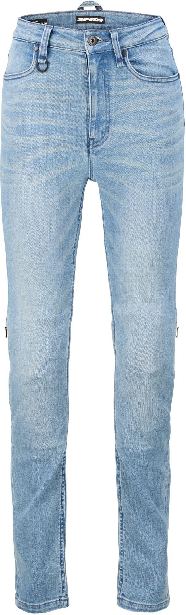 SpiDi Motorradhose J-Fit Superslim HW Damen Motorrad Jeans Knieprotektoren enthalten