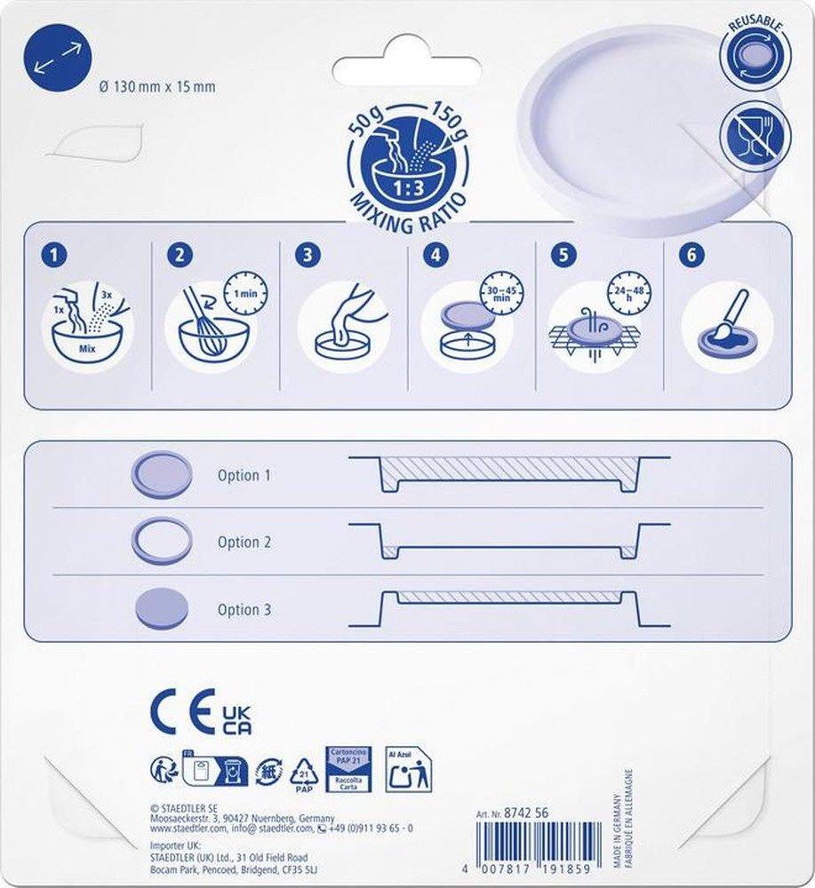 FIMO Modellierwerkzeug FIMO Gießform Schale kreis