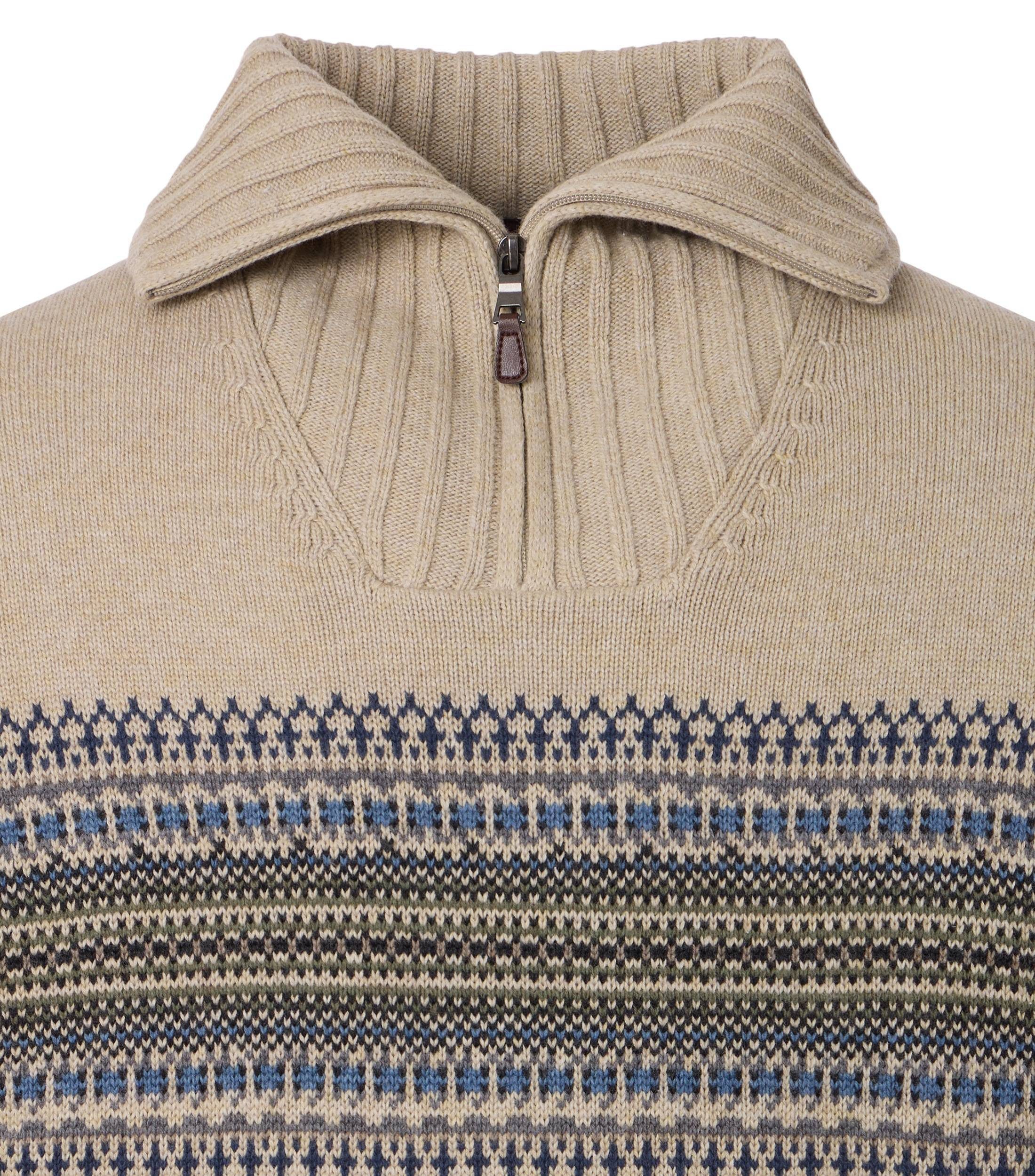 Redmond Strickpullover gestreift