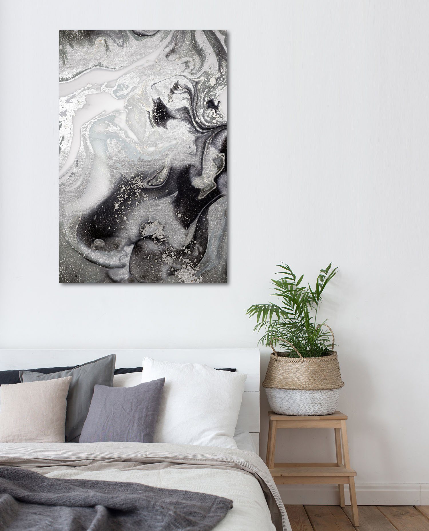 queence Acrylglasbild Abstrakte Kunst, Abstrakt, Gemälde, Kunst, klassische Fantasie, in Marmor-Optik