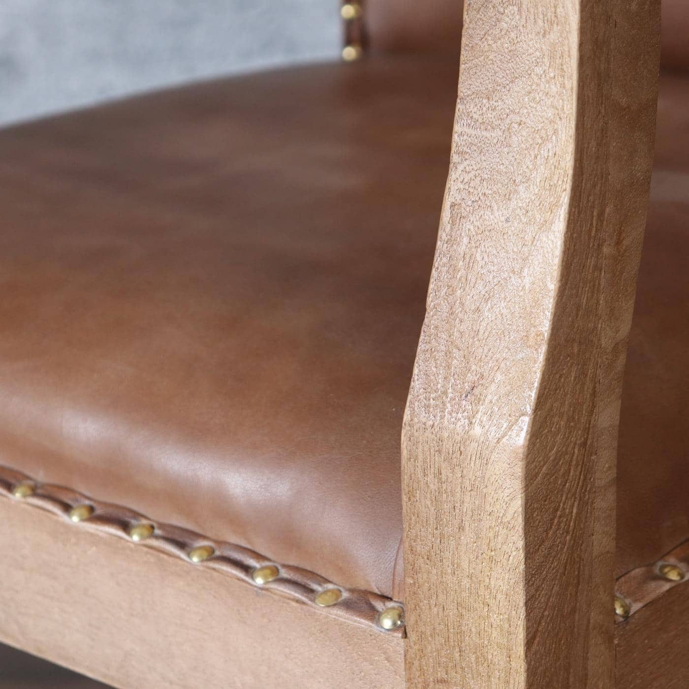 baario Polsterstuhl Esszimmerstuhl HARRISON Vintage, Leder Massivholz mit A günstig online kaufen