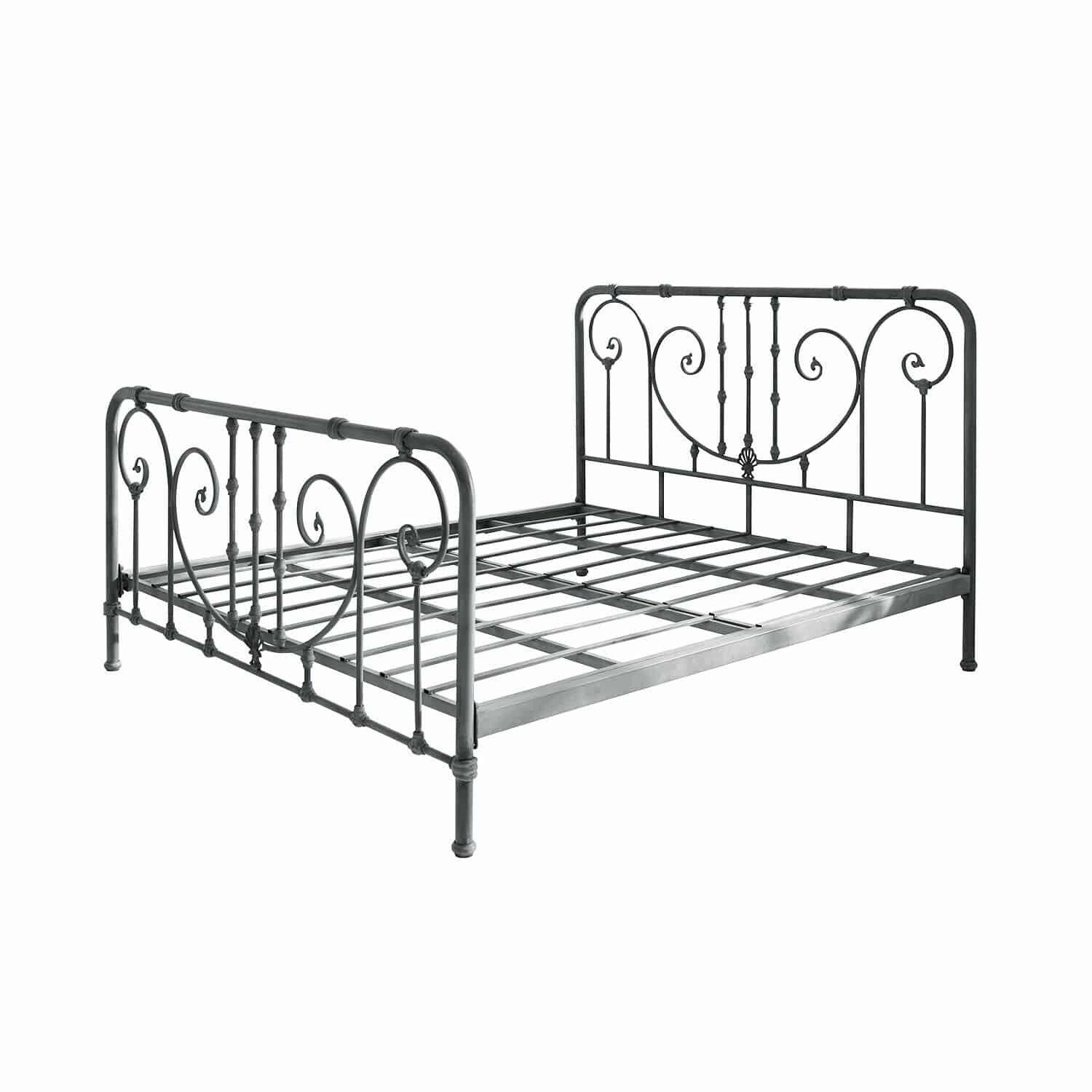 Mirabeau Bett Bett Genouillé grau günstig online kaufen