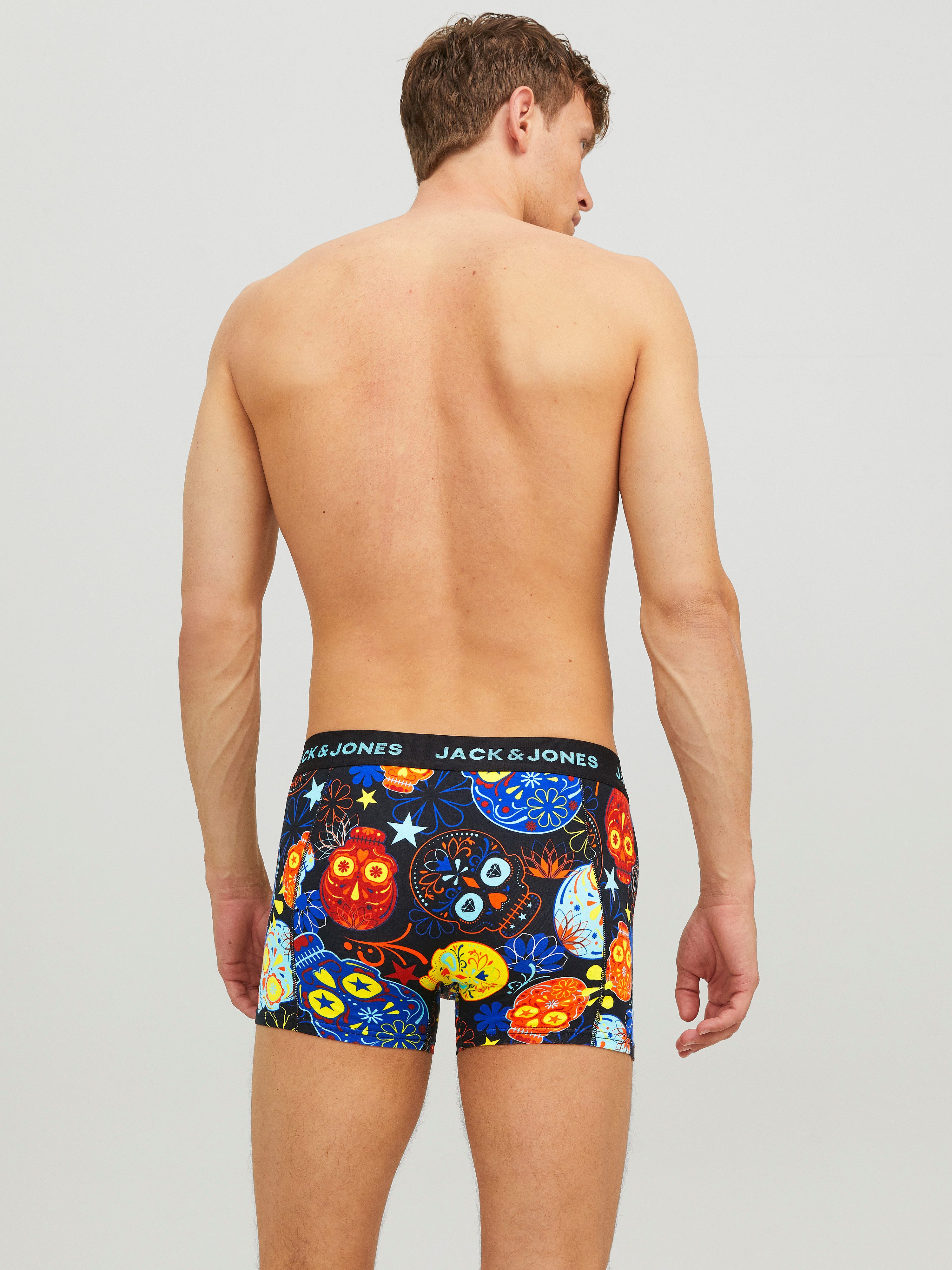 Jack & Jones Boxershorts JACSUGAR SKULL TRUNKS 3 PACK. NOOS (Packung, 3-St)
