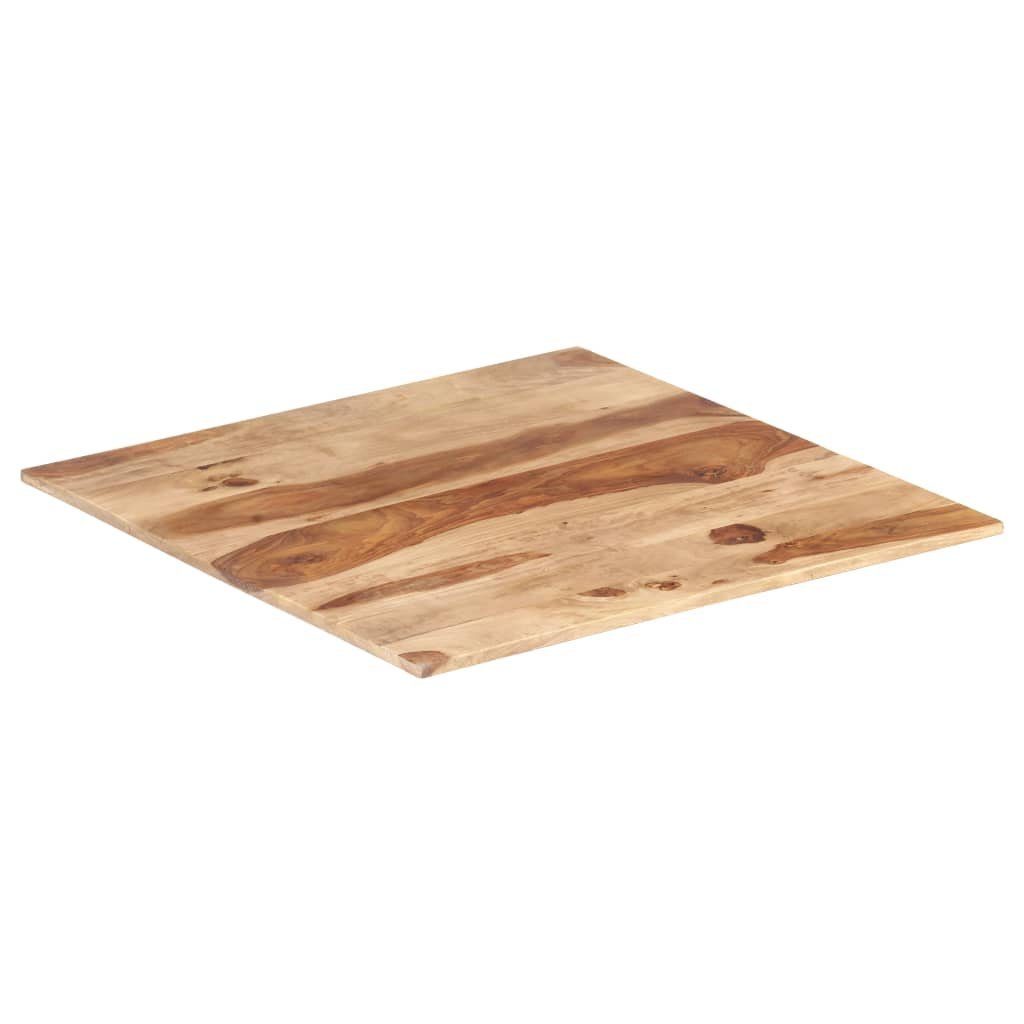 cm (1 mm 60×60 furnicato 15-16 Massivholz St) Tischplatte Palisander