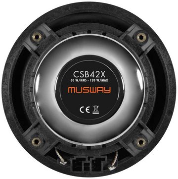 Musway CSB42X 10 CM (4) KOAX-LAUTSPRECHER BMW E / F / G MODELLE Auto-Lautsprecher (Max)