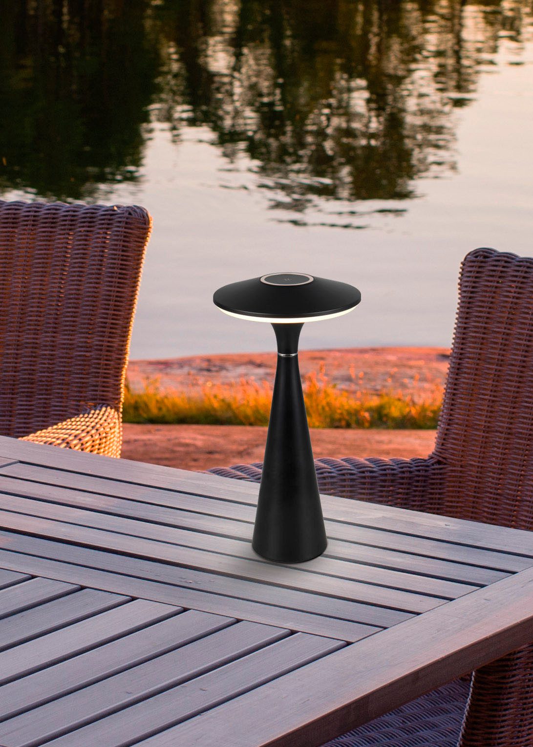 Reality Leuchten LED Tischleuchte TORREZ, Dimmfunktion, günstig online kaufen