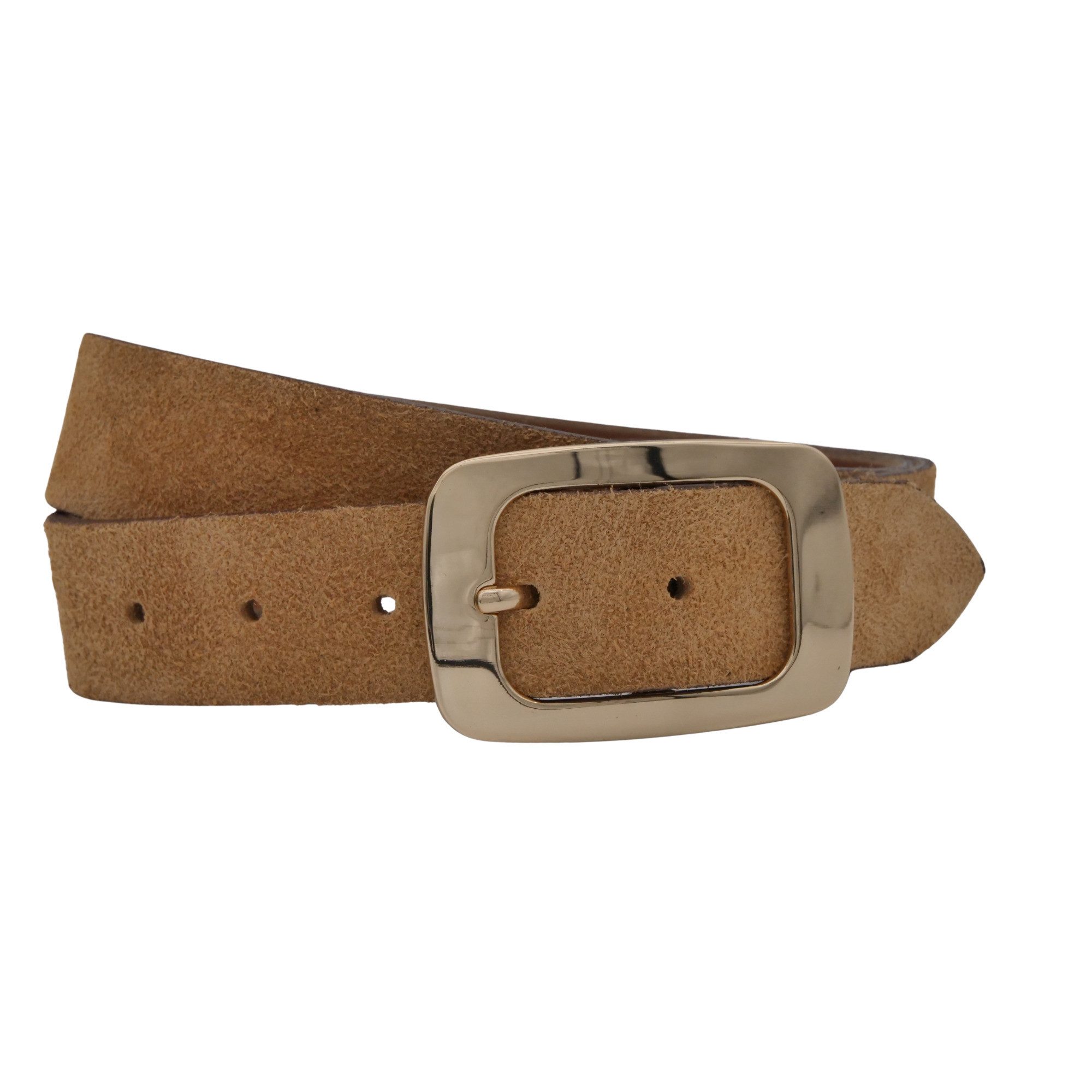Ledergürtel AnnaMatoni Damen Ledergürtel in hochwertigem Velour Leder 3,5cm