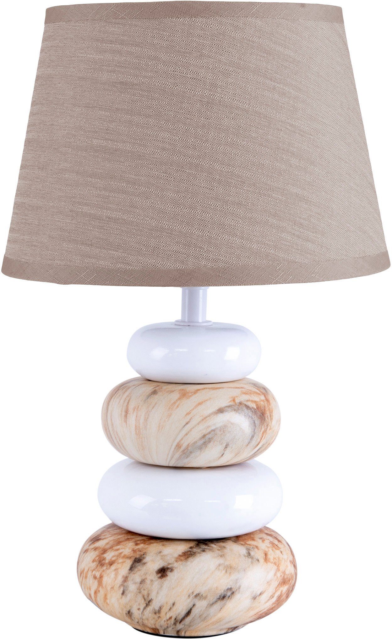 näve Tischleuchte Stoney, ohne Leuchtmittel, Keramik günstig online kaufen