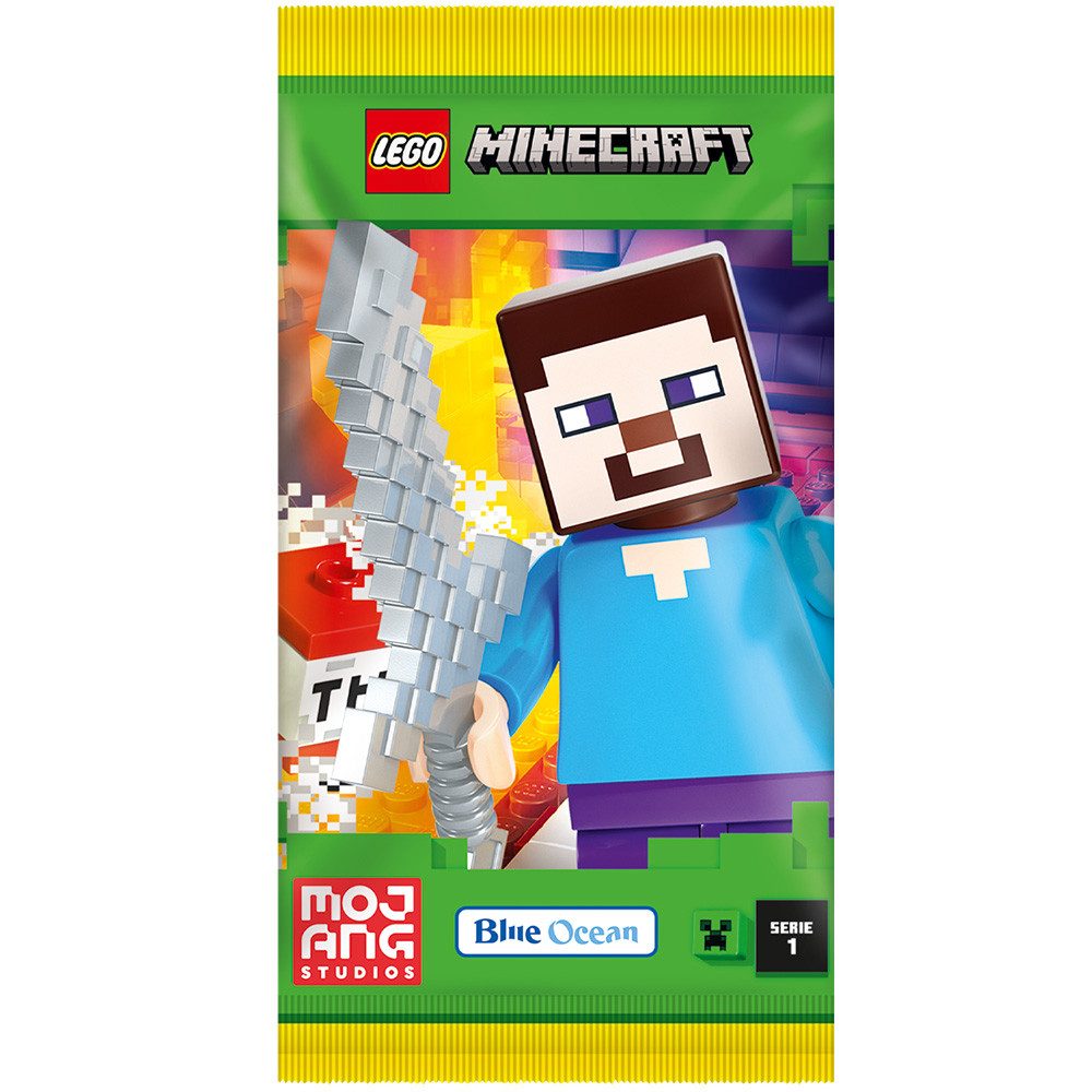 LEGO® Sammelkarte LEGO Minecraft Serie 1 Trading Cards - 5 Booster günstig online kaufen