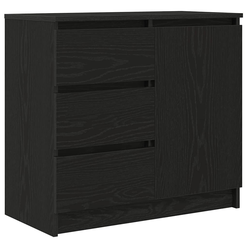 vidaXL Sideboard Sideboard mit Schublade Schwarz günstig online kaufen