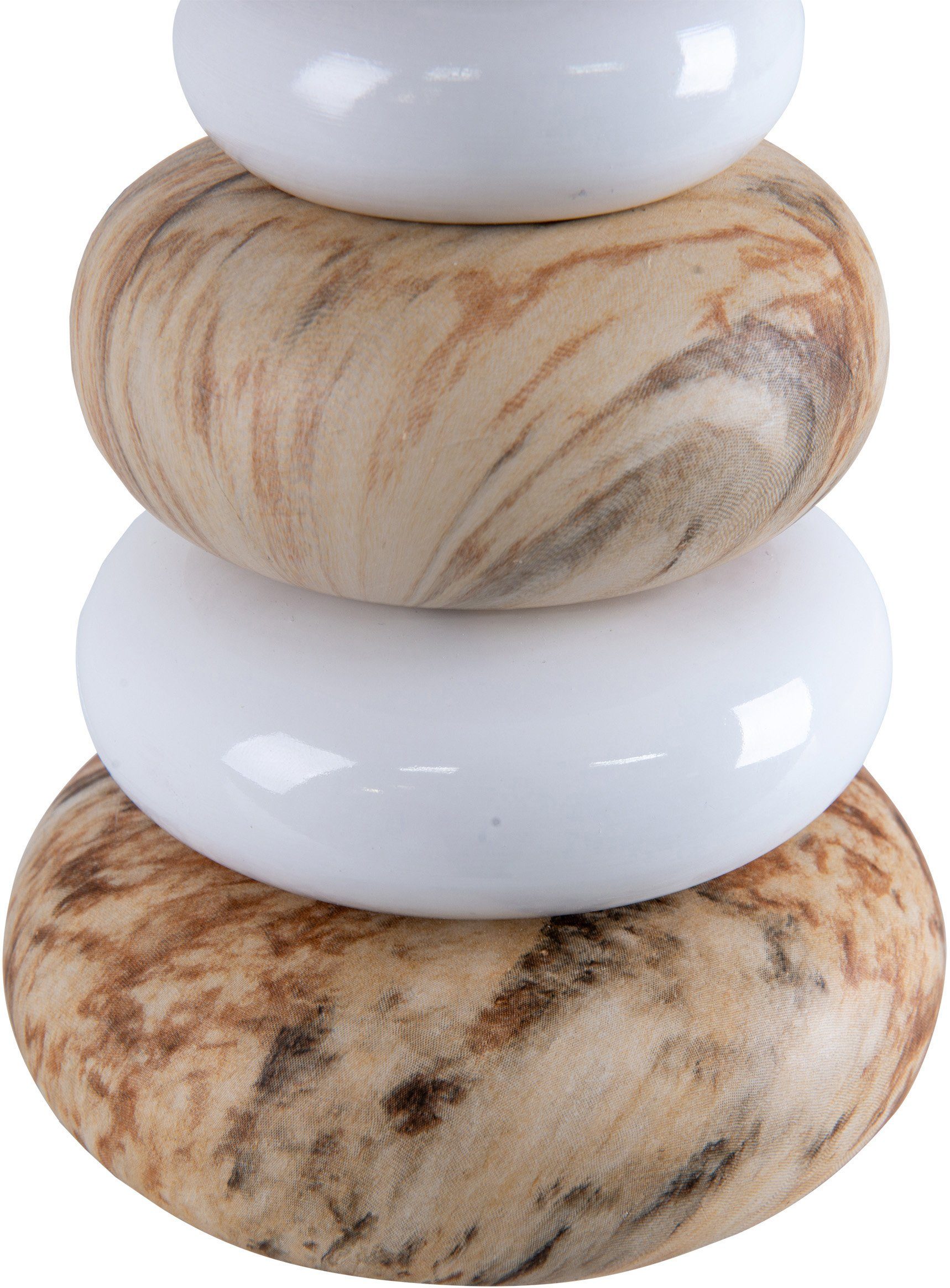 näve Tischleuchte Stoney, ohne Leuchtmittel, Keramik