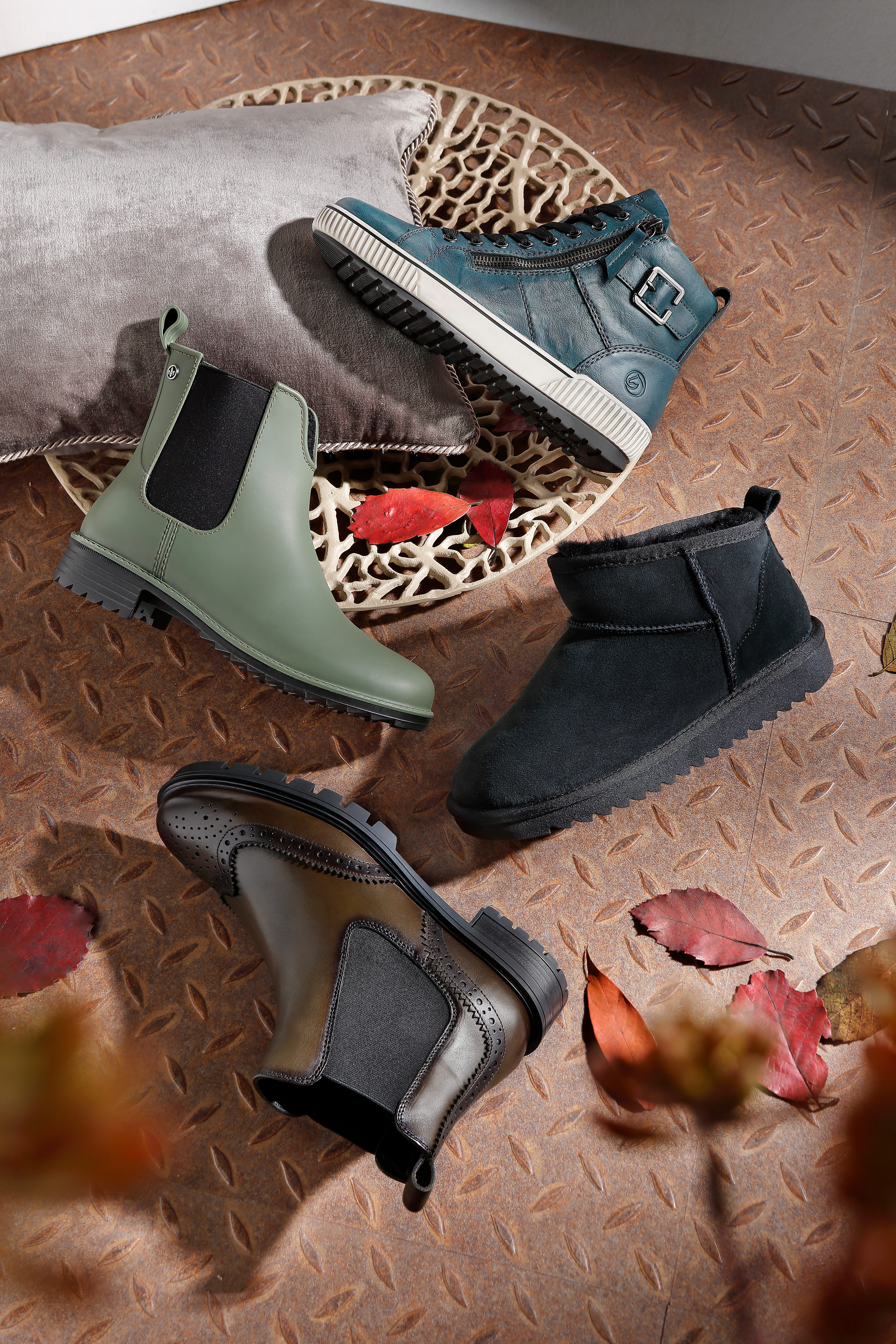 Ara ALASKA Short Winterboots, Schlupfboots, Snowboots, Winterboots mit Anziehlasche