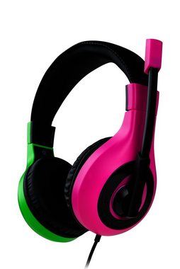 BigBen Switch / Lite Stereo Gaming Headset V1 pink, grün BB006919 Zubehör Nintendo