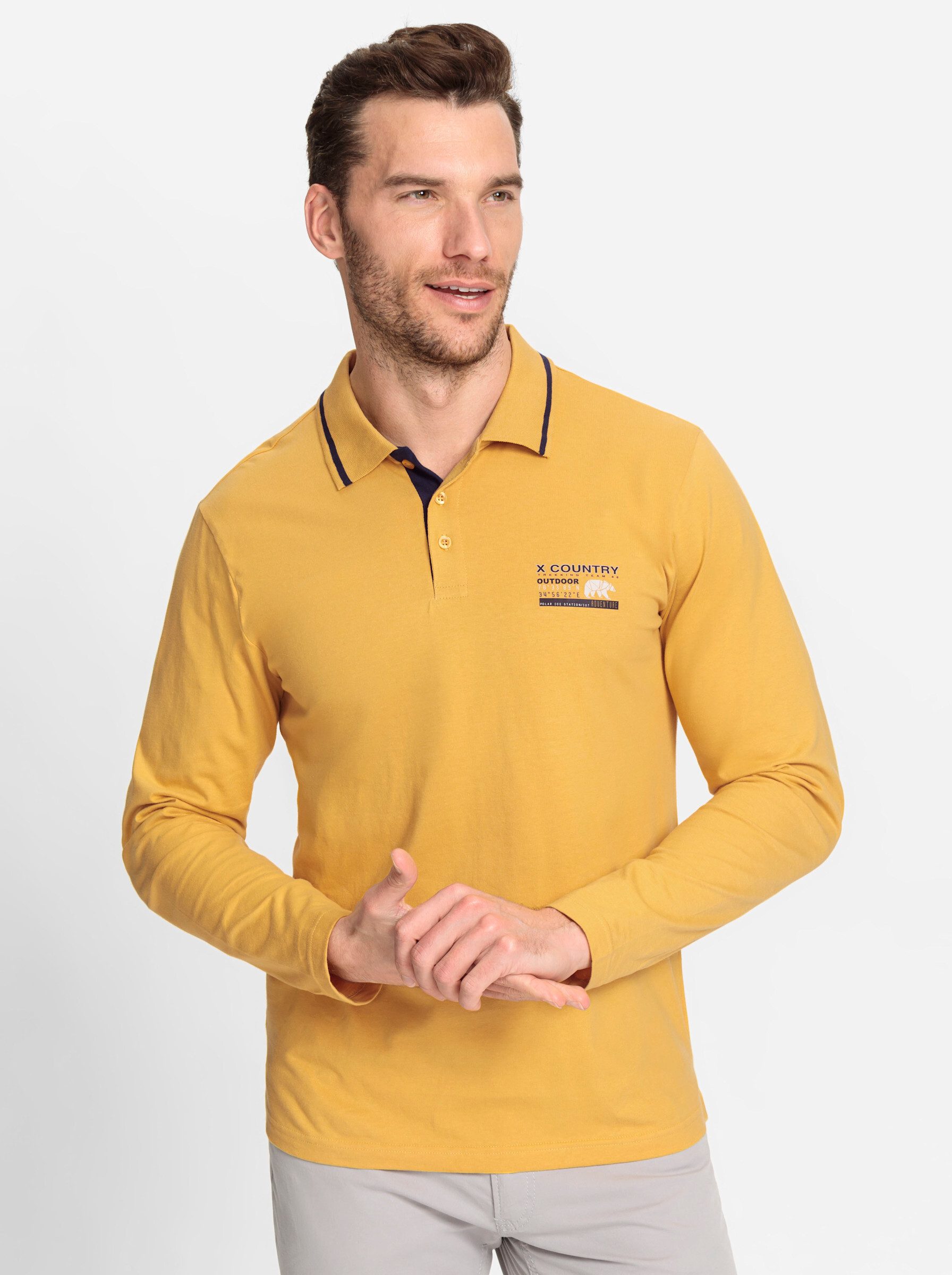 Catamaran Poloshirt "Langarm-Shirt" 1 Stk. tlg. günstig online kaufen