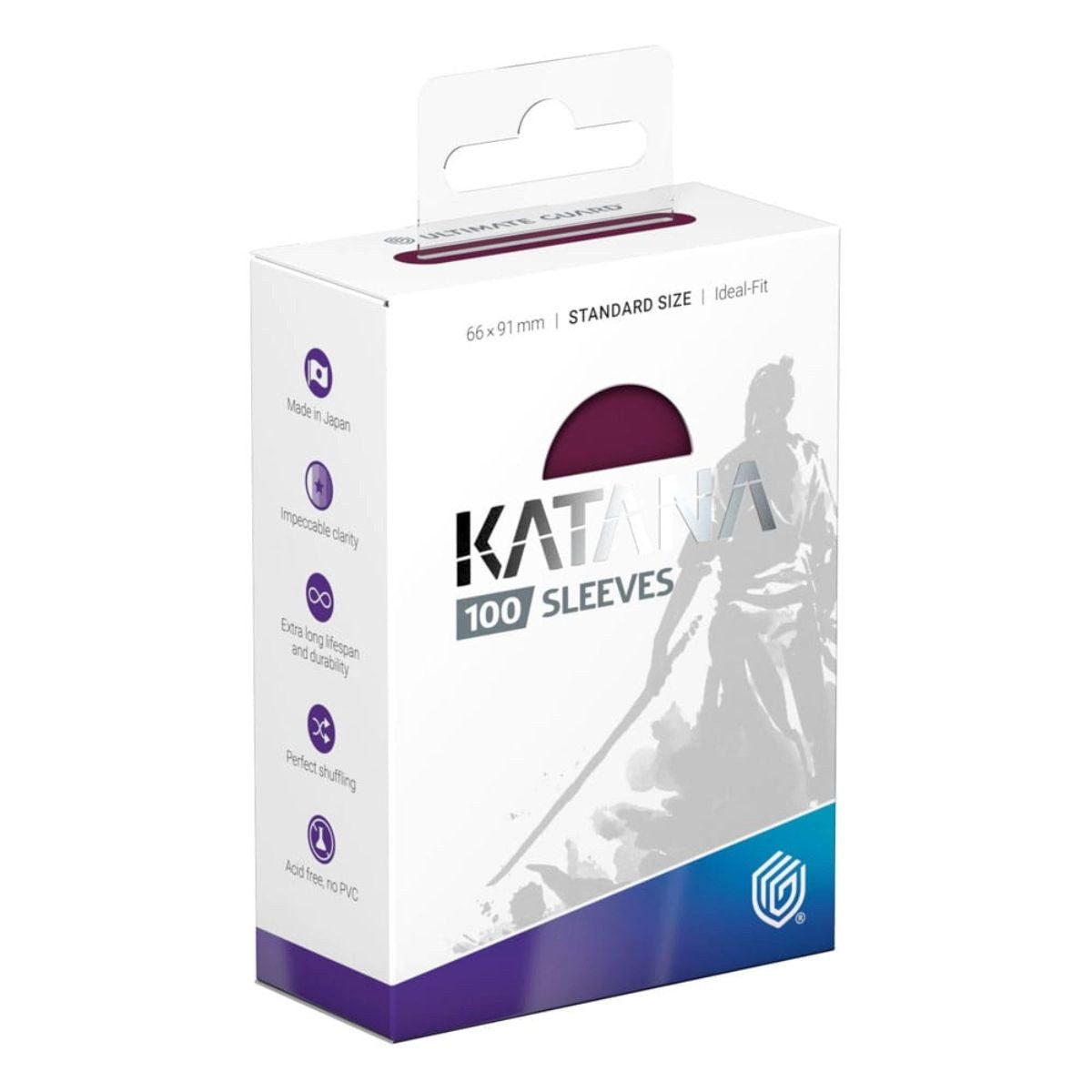 Sammelkarte Katana Sleeves Standardgröße Radiant Plum (100)