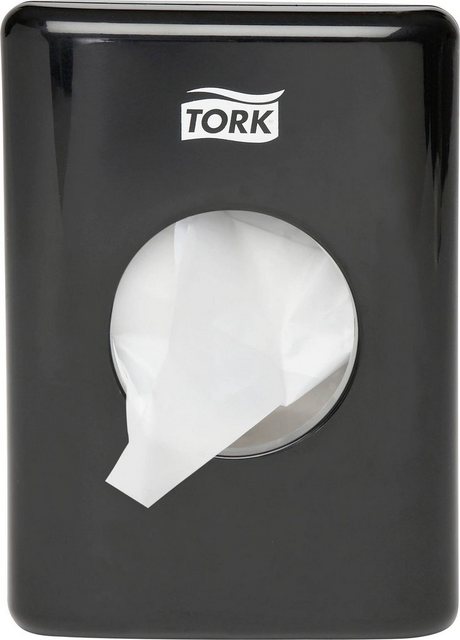 TORK Mülleimer “TORK Elevation 566008 Hygienebeutel-Spender Kunststoff Schwarz 1 St.”