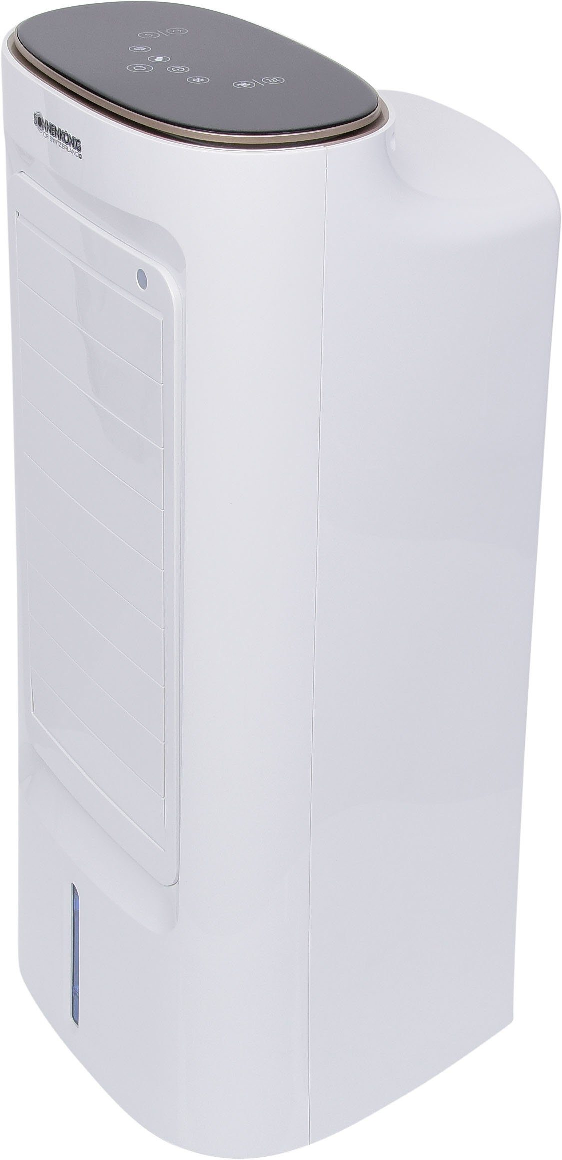 Sonnenkönig Standventilator Air Fresh 7, Leistung 90/100W, Kühlen-Funktion, Befeuchtungs-Funktion, 9h Timer, Fernbedienung, Überhitzungsschutz, 4 Ventilationsst – Bild 4 von 5