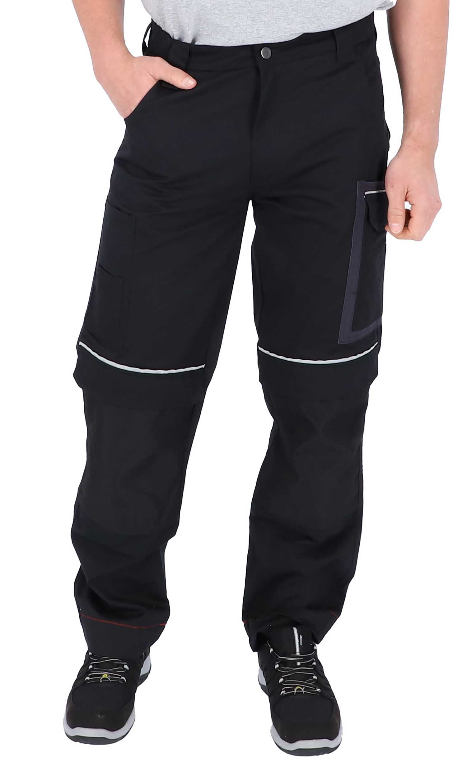 ELIWORX Arbeitshose bequem, robust, flexibel Arbeitshose für Männer Smartes Taschen-Design ideal für Handwerk Heimwerk und Baugewerbe