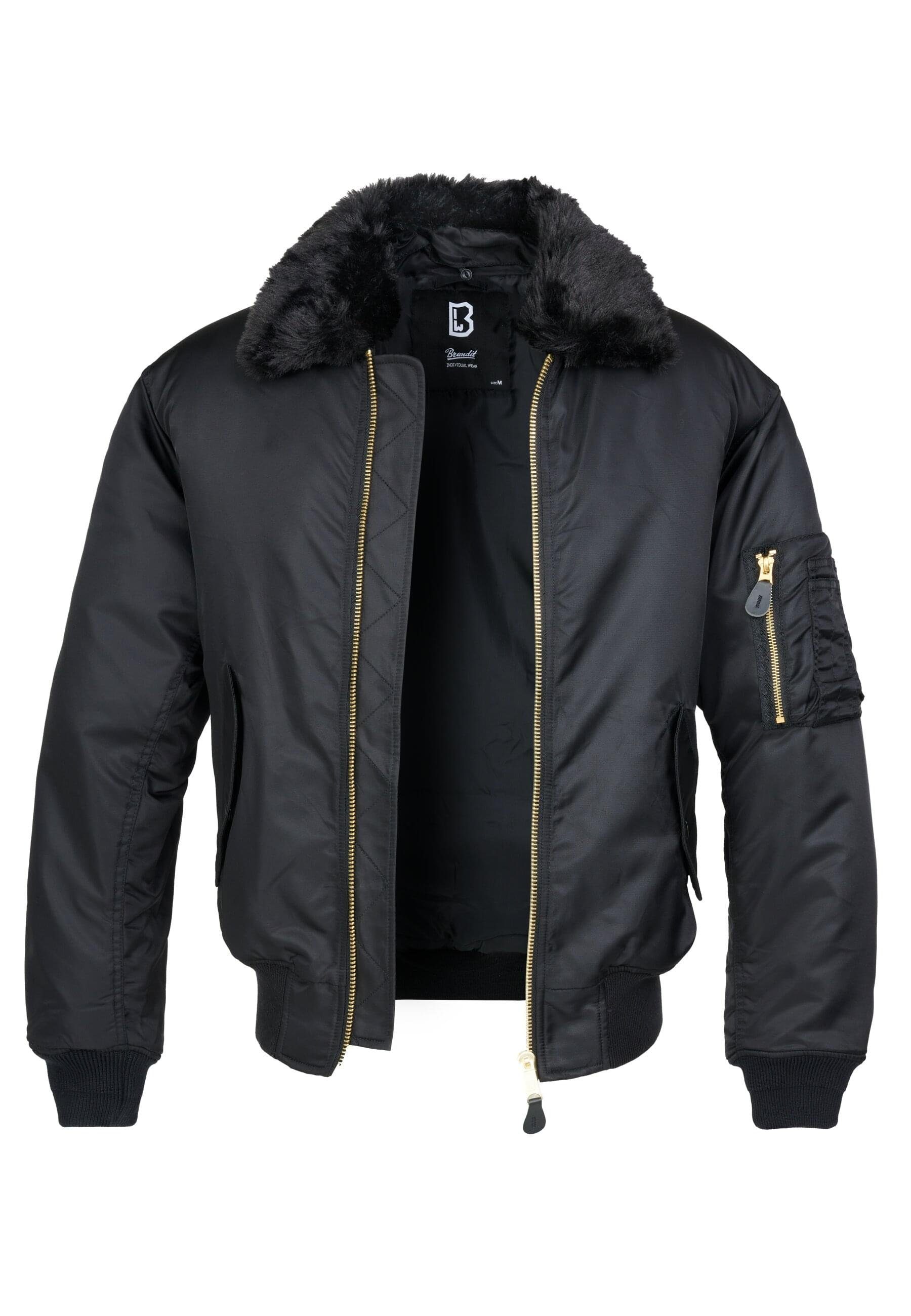 Winterjacke Brandit Herren MA2 Jacket Fur Collar