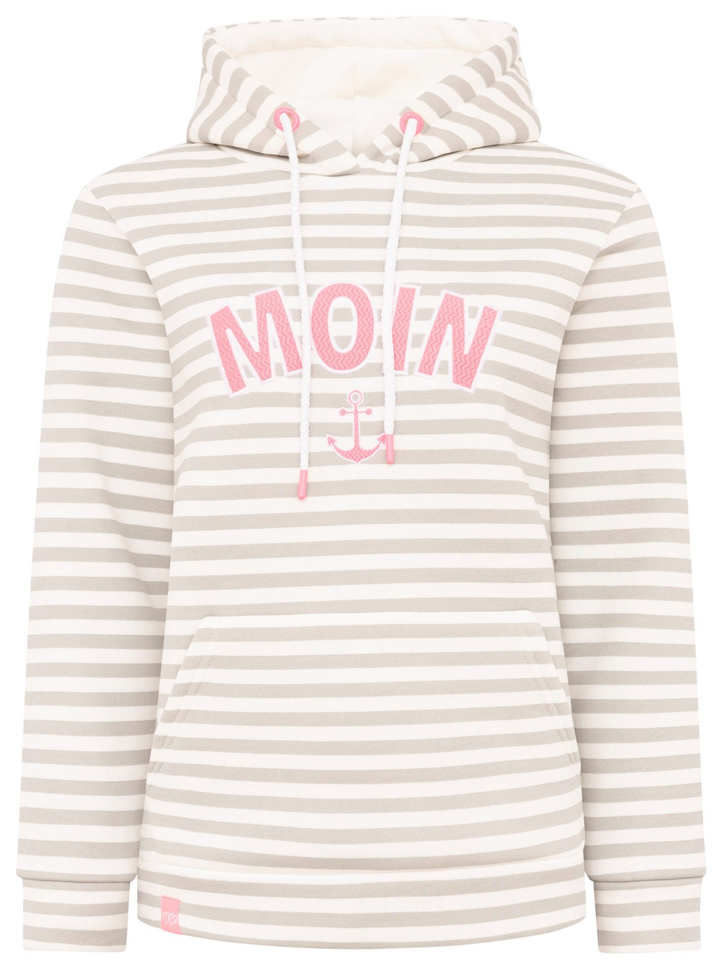 Zwillingsherz Kapuzensweatshirt "Streifen Moin" gestreift, große günstig online kaufen