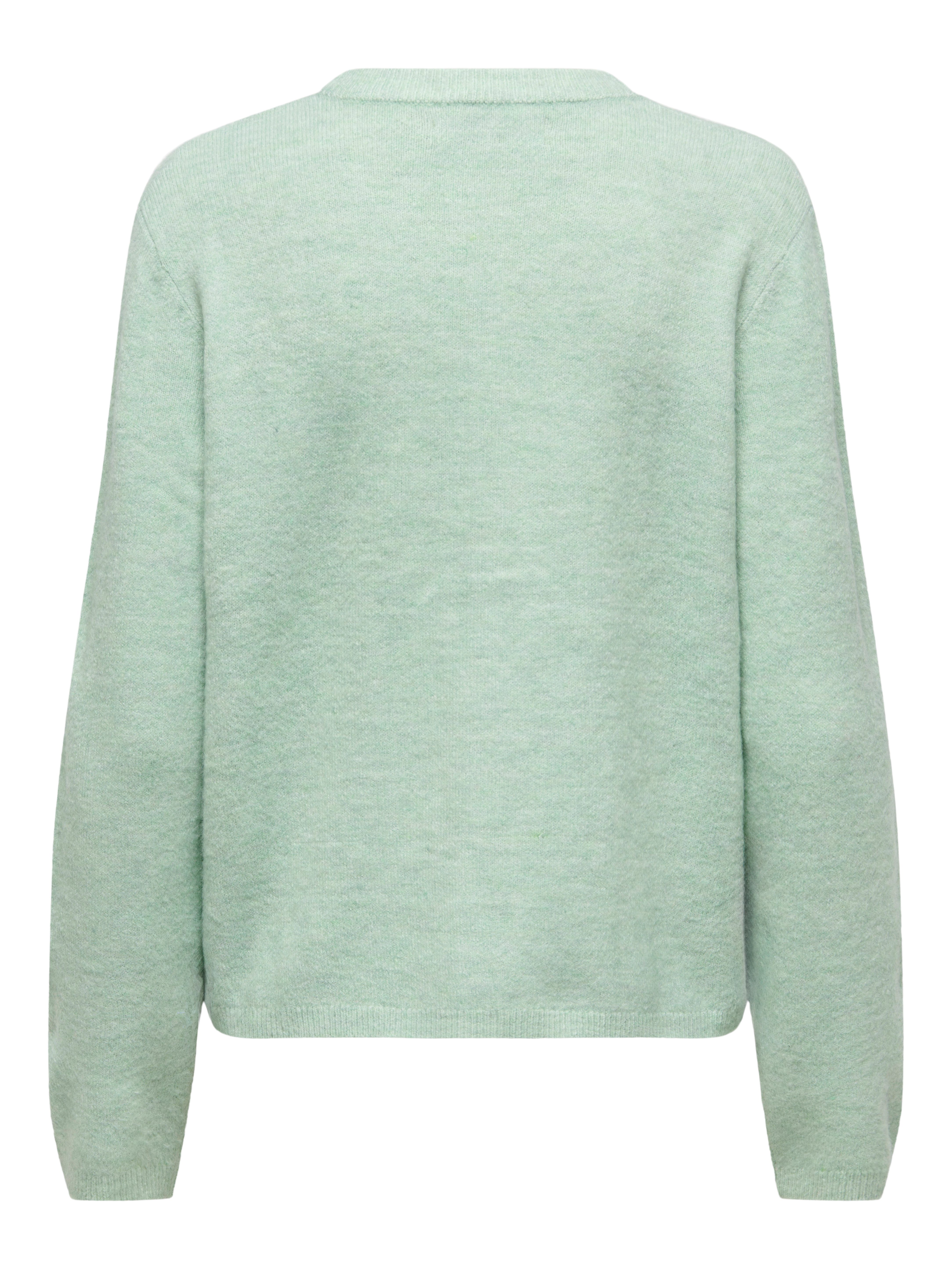 ONLY Strickjacke ONLSIMONI L/S O-NECK CARDIGAN KNT NOOS Materialmix, relaxed fit