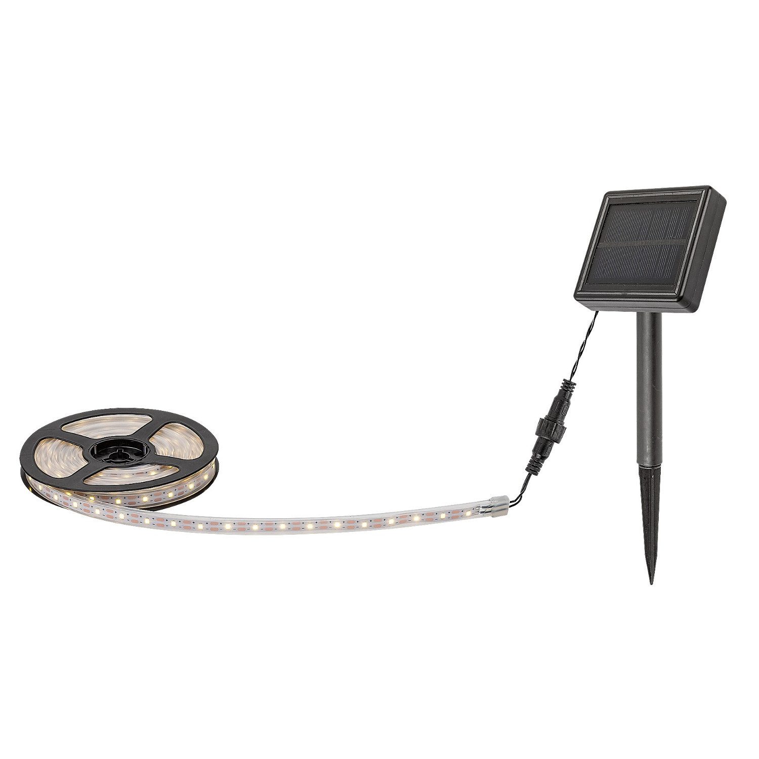 Rabalux LED Solarleuchte Ansoo LED-Solarleiste für den Außenbereich 3m, warmweiß, Außenleiste, LED, IP44, 300 cm