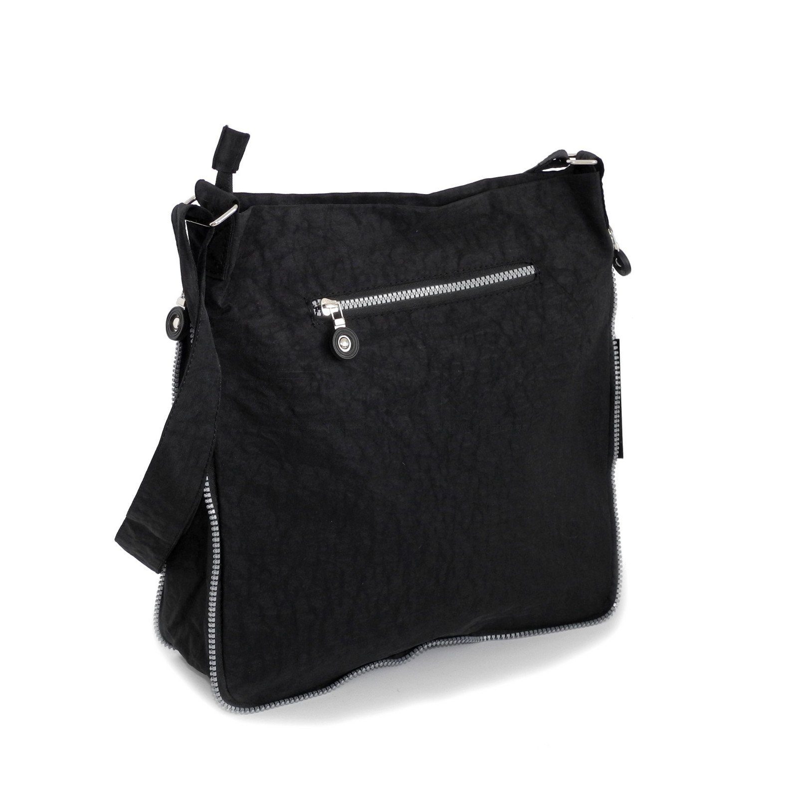 Herren Umhängetasche BAG Stofftasche - Umhängetasche STREET Schwarz Bag Messengerbag Auswa Street Damen
