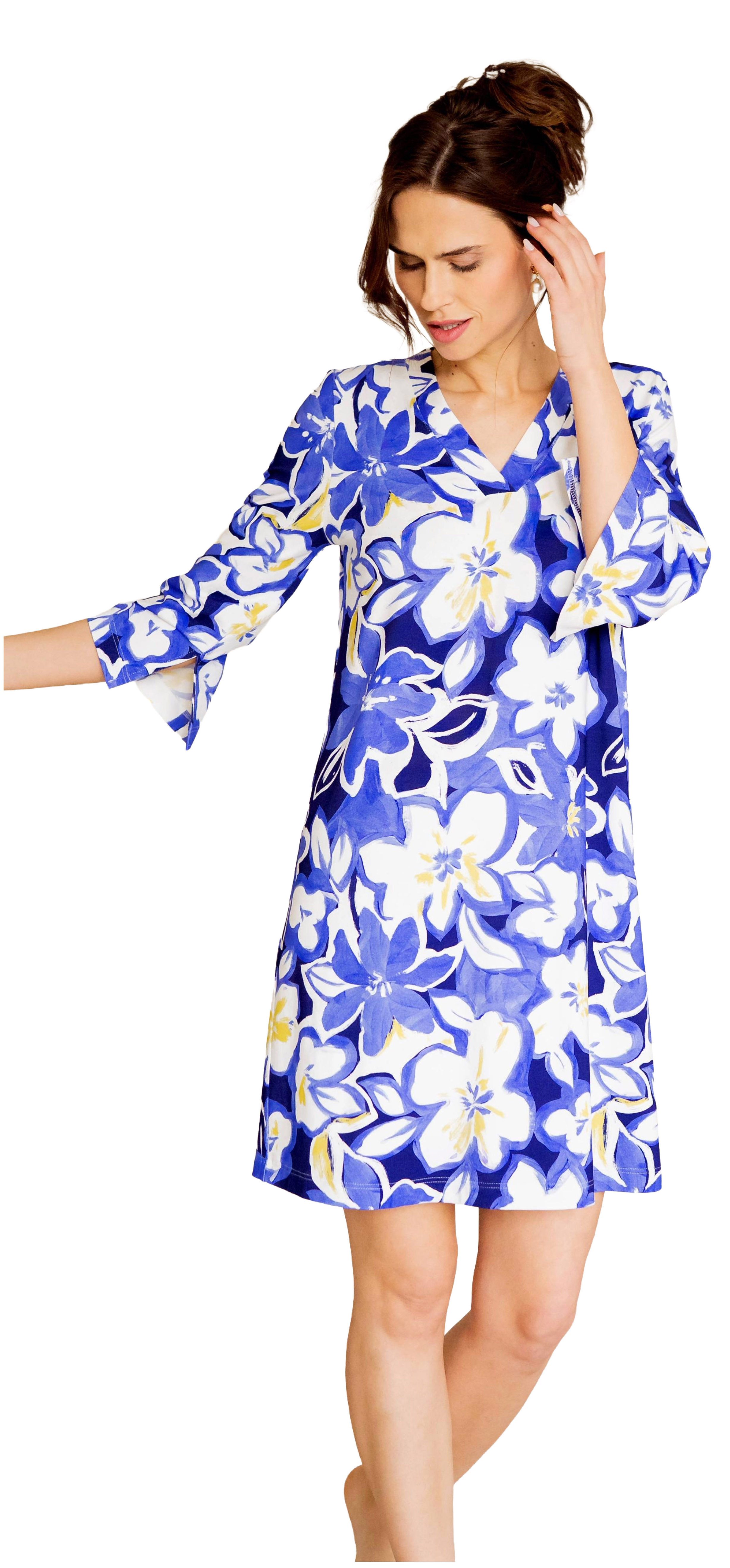 HUTSCHREUTHER Nachthemd Damen Schlafshirt mit halbem Arm (1-tlg) Modisches Design