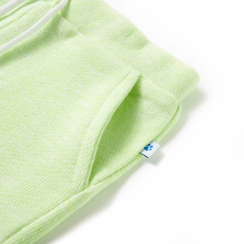 vidaXL Shorts Kindershorts mit Kordelzug Neongelb 116