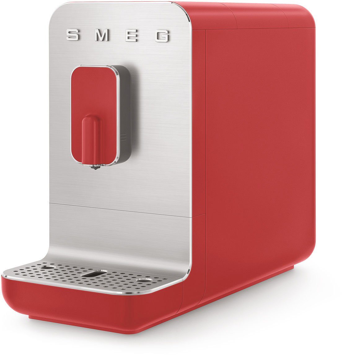 Kaffeevollautomat Rot BCC01RDMEU, Brüheinheit matt Smeg BCC01RDMEU Herausnehmbare