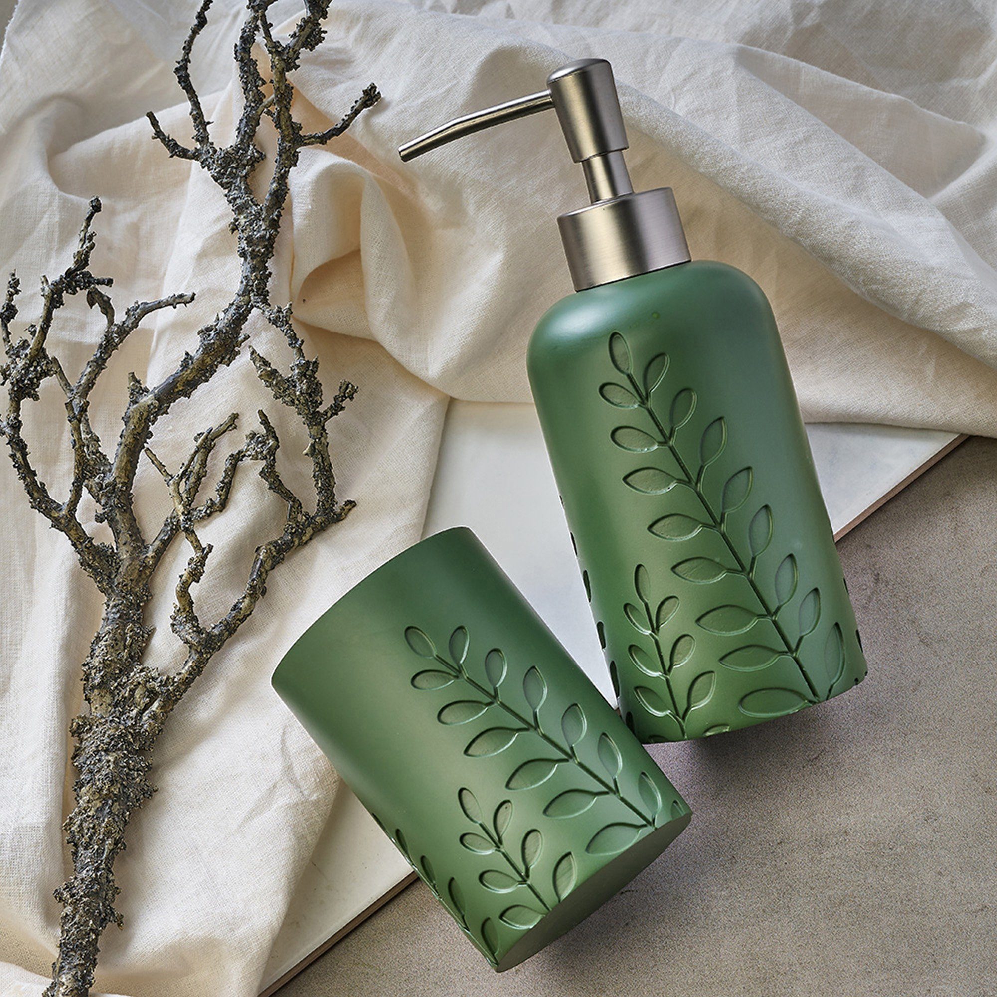 Kleine Wolke Badaccessoire-Set Seifenspender "Brace", Uni günstig online kaufen