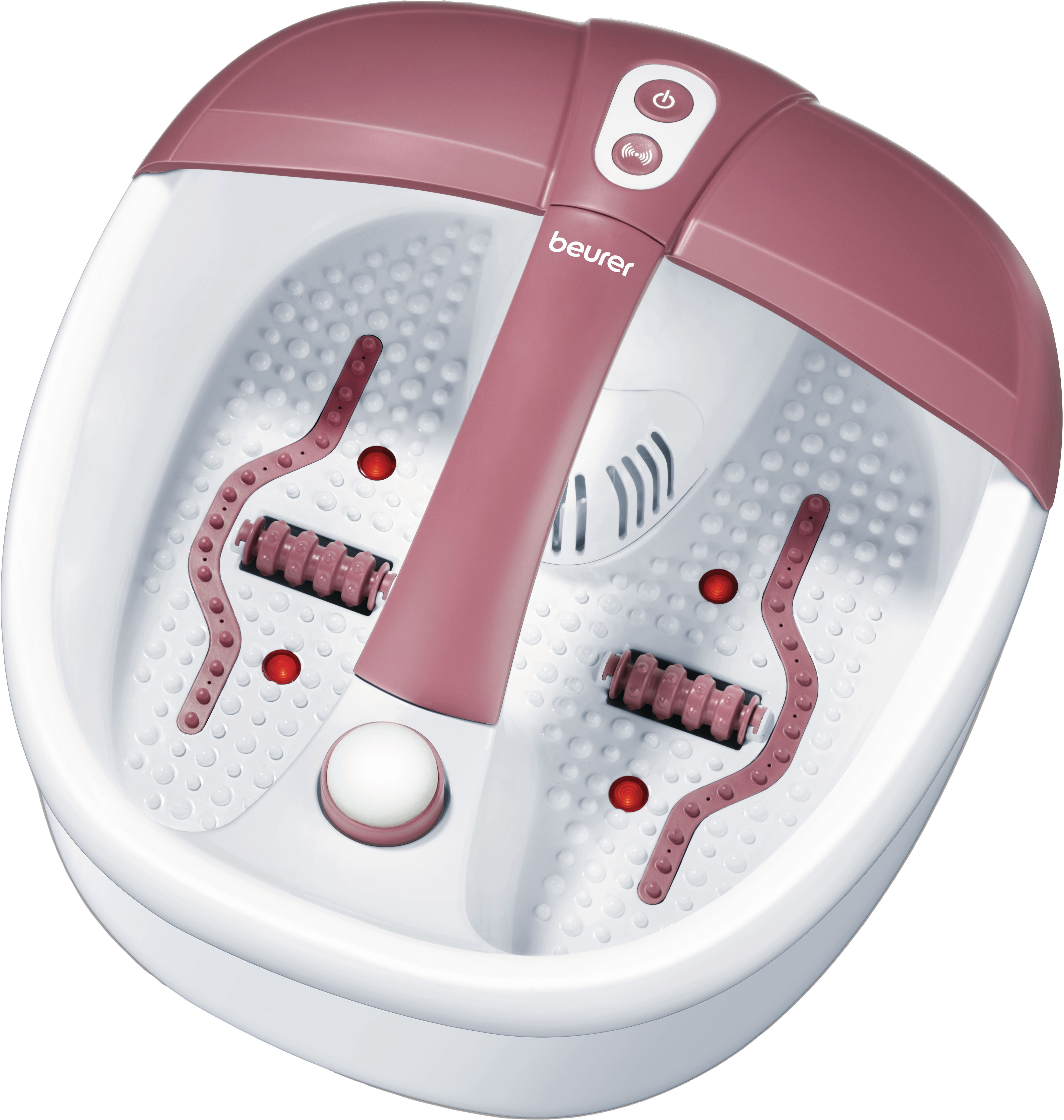 BEURER Fußbad FB 35 Fußsprudelwanne mit Aroma-Filter zur Verwendung mit Badezusätzen, Mit Vibrations- und Sprudelmassage und Wassertemperierung