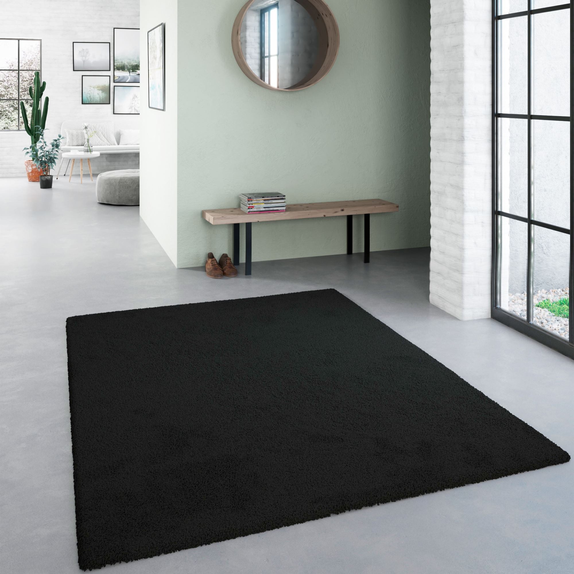 Steffensmeier Hochflor-Teppich Sevilla, Rechteckig günstig online kaufen