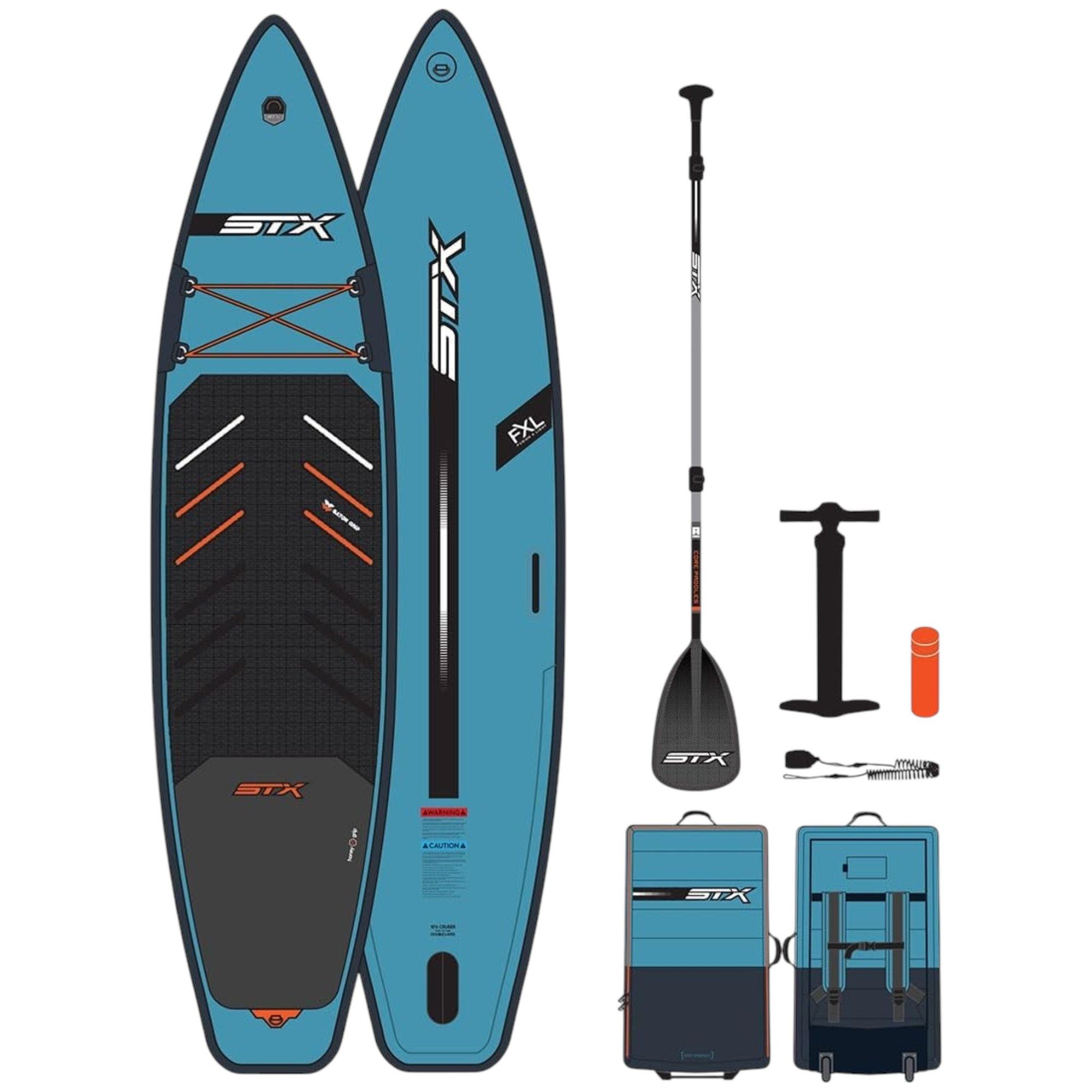 SUP-Board STX Windsurf SUP 11'0 Hybrid Tourer aufblasbar Komplett Set 340cm