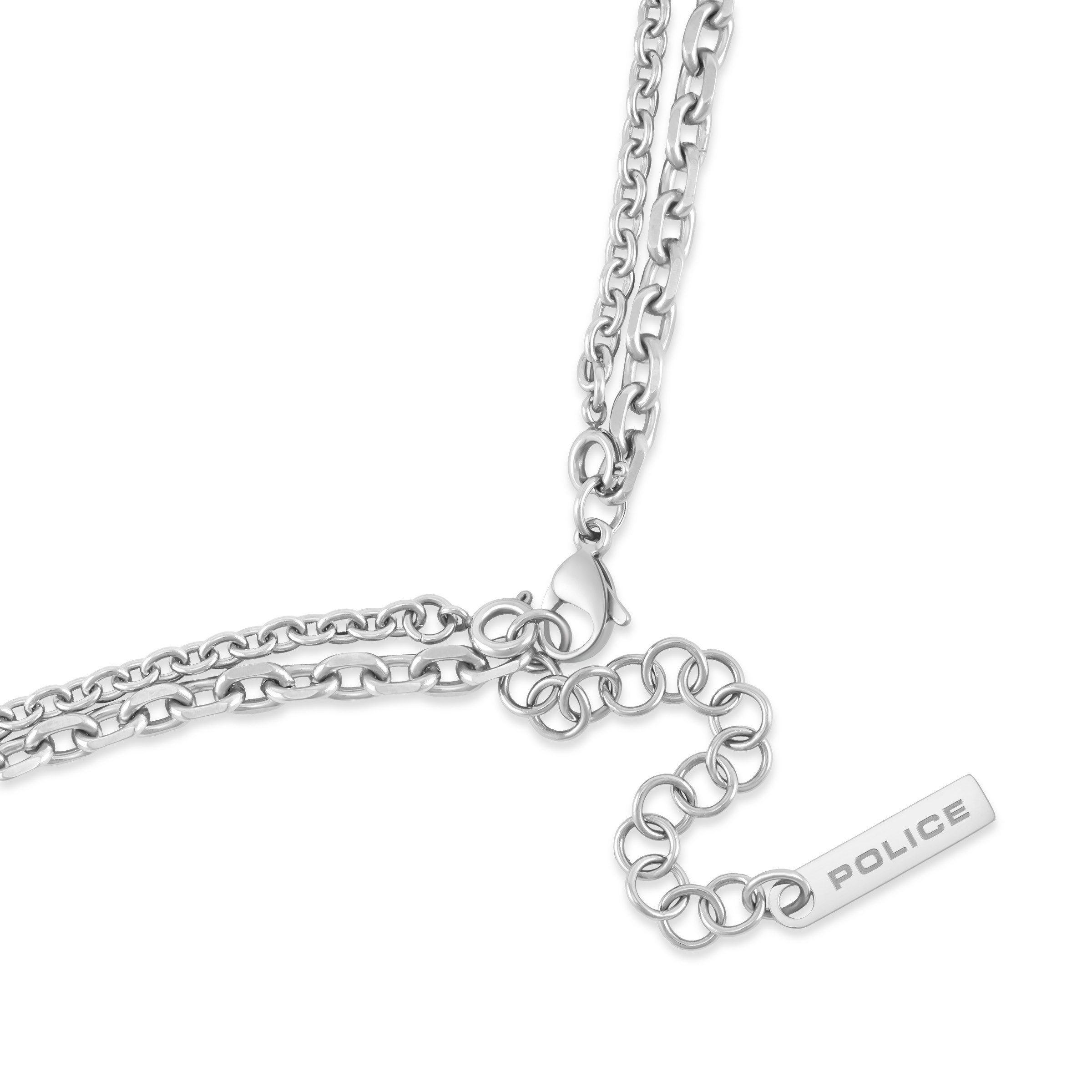 Police Kette mit Anhänger Duality Kreuz Layering (Set, 2-tlg)
