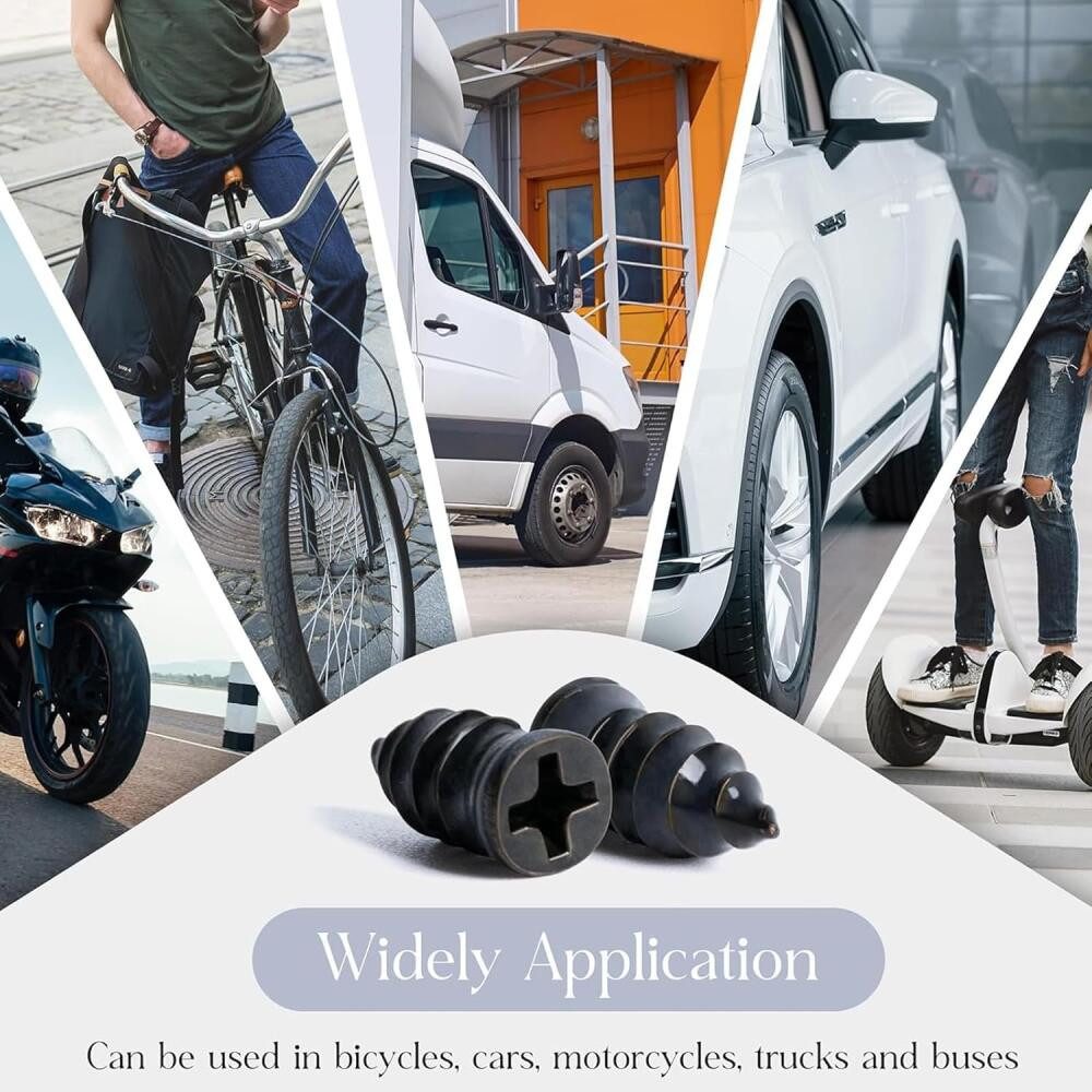 FELIXLEO Tire Repair Kit, 40-Piece Tire Repair Kit for Cars and Motorcycles, Tubeless Repair Kit, 1-Piece