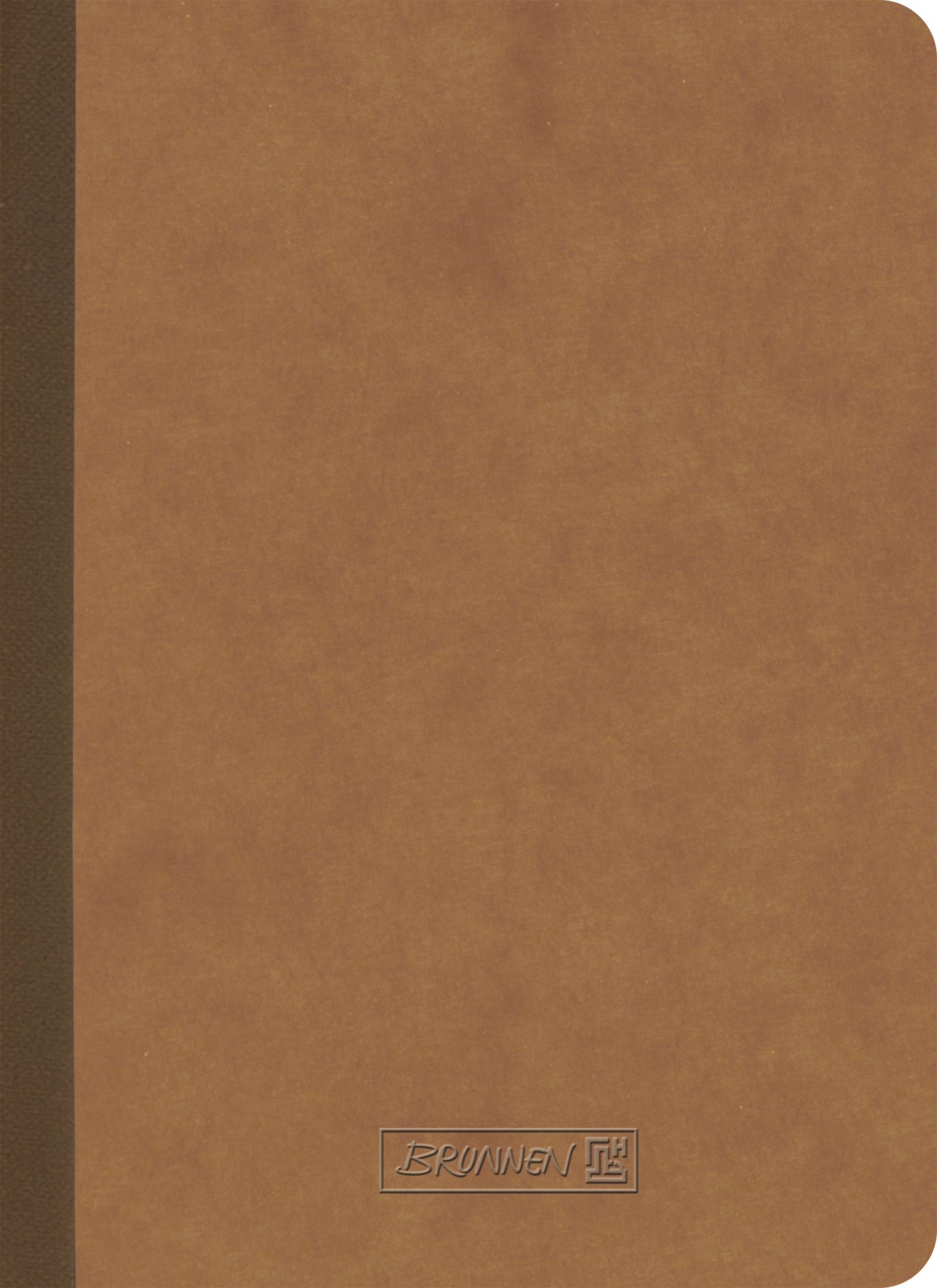 BRUNNEN Formularblock FACT!plus DIN A6 liniert, hellbraun Softcover 192 Seiten
