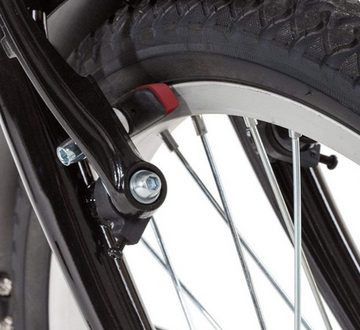 BAYLI V-Brake 2 Stück Fahrrad Bremsen Set für Shimano, 1 Paar Bremsschuhe ROT für