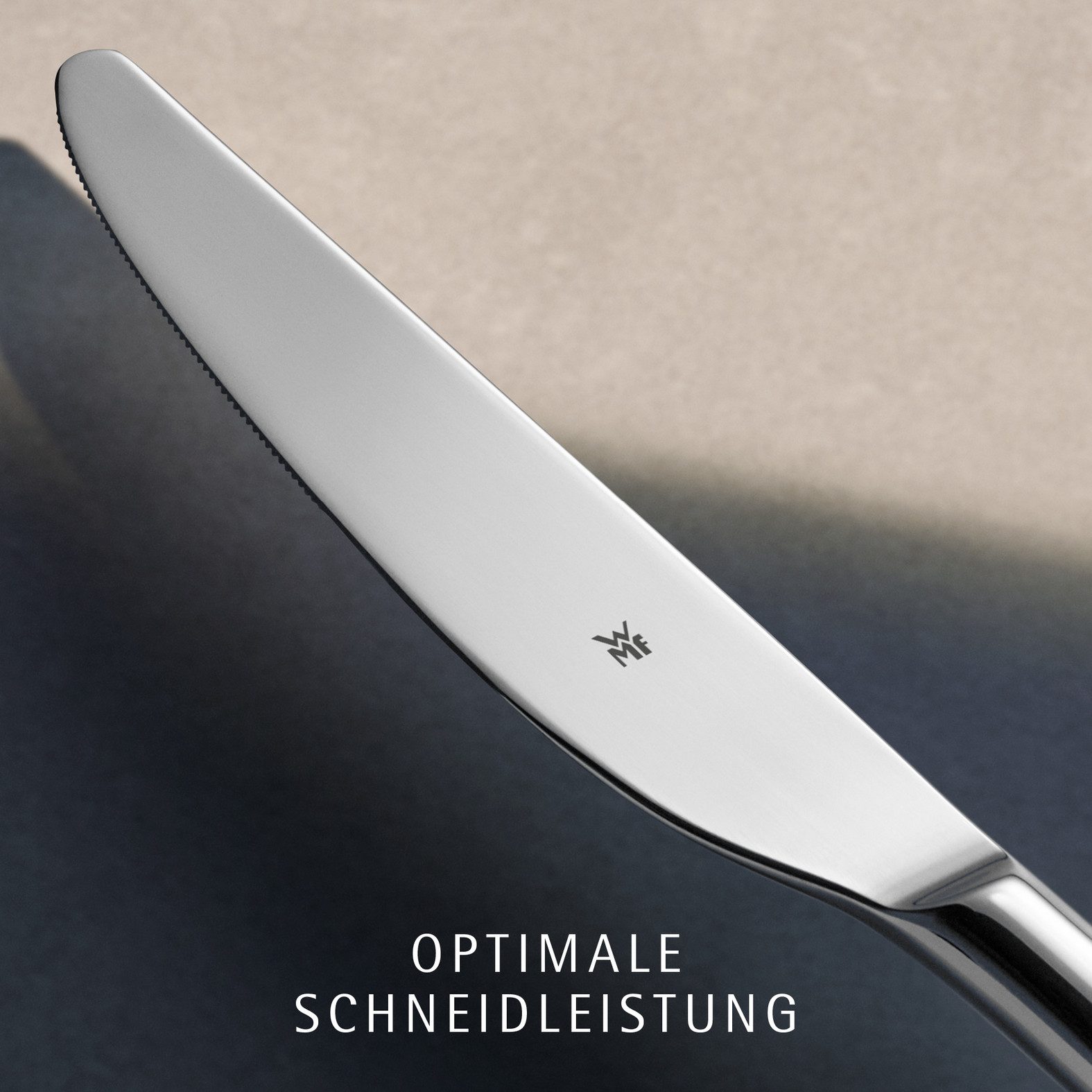 WMF Besteck-Set Alteo (30-tlg), 6 Personen, Cromargan® Edelstahl Rostfrei 18/10, Messer mit Wellenschliff