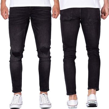 Reichstadt 5-Pocket-Jeans Reichstadt Herren Jeans RS204 Klassische Jeans mit destroyed Effekten