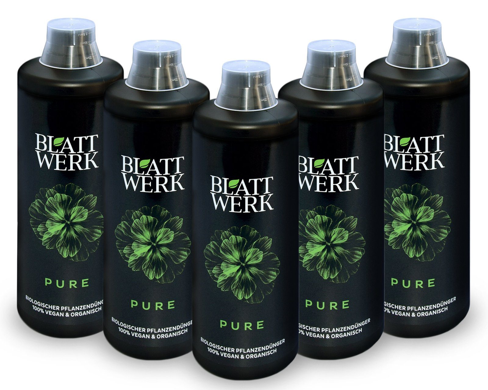 BIOFABRIK Pflanzendünger BLATTWERK Dünger, Biodünger, Universaldünger vegan, 5-St.