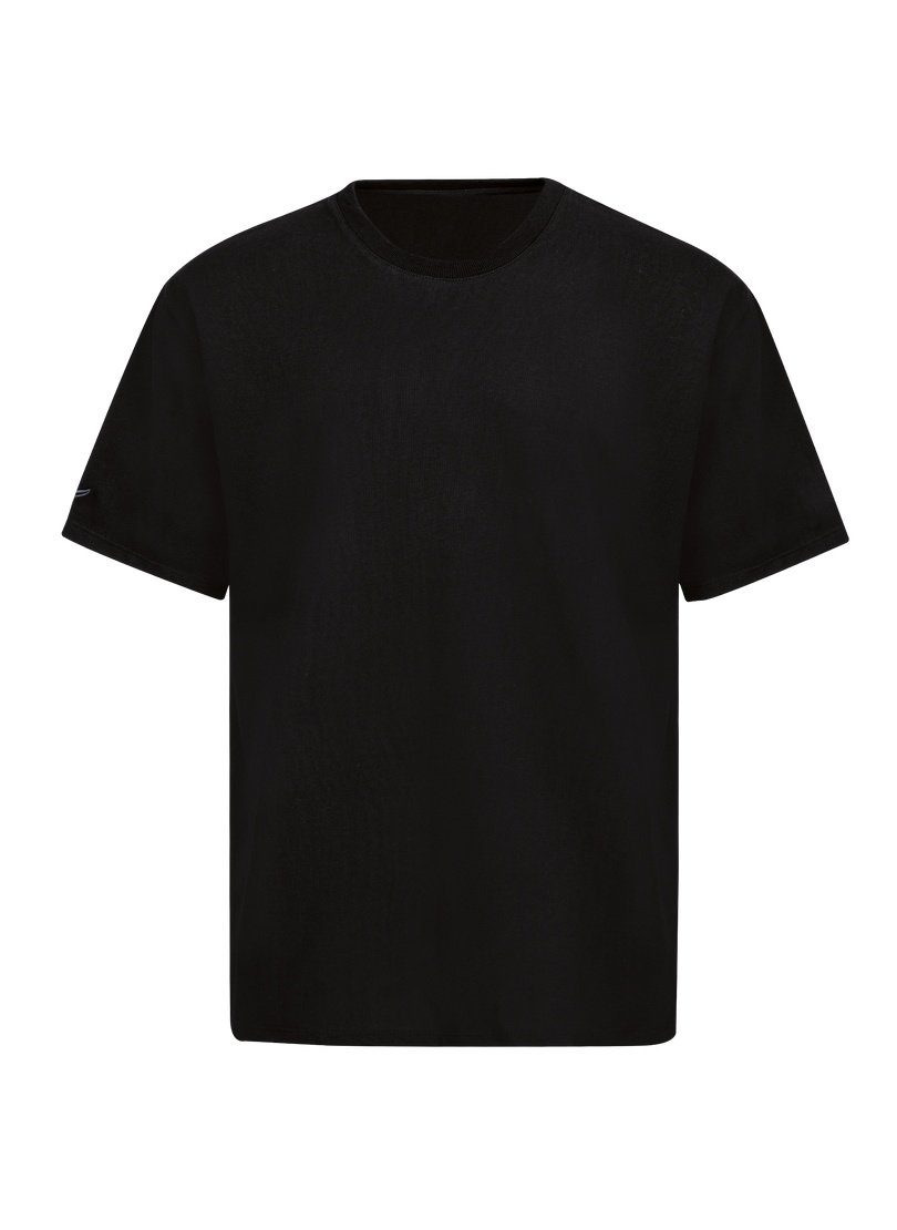 schwarz Oversized Trigema T-Shirt T-Shirt TRIGEMA Heavy