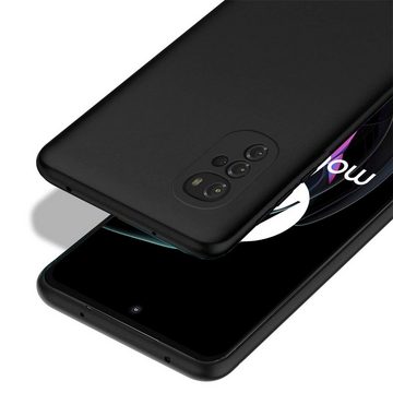 CoolGadget Handyhülle Black Series Handy Hülle für Motorola Moto E32, E32s 6,5 Zoll, Edle Silikon Schlicht Schutzhülle für Motorola E32 / E32s Hülle