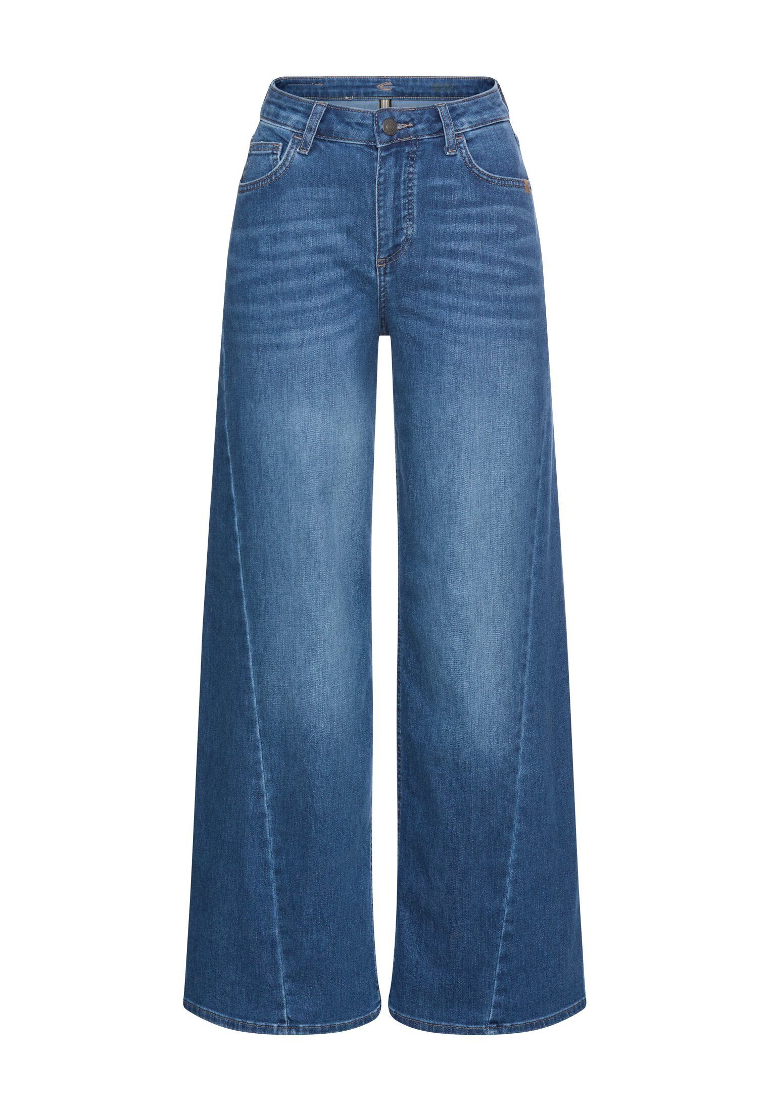 camel active 5-Pocket-Jeans mit weitem Bein Regular Fit