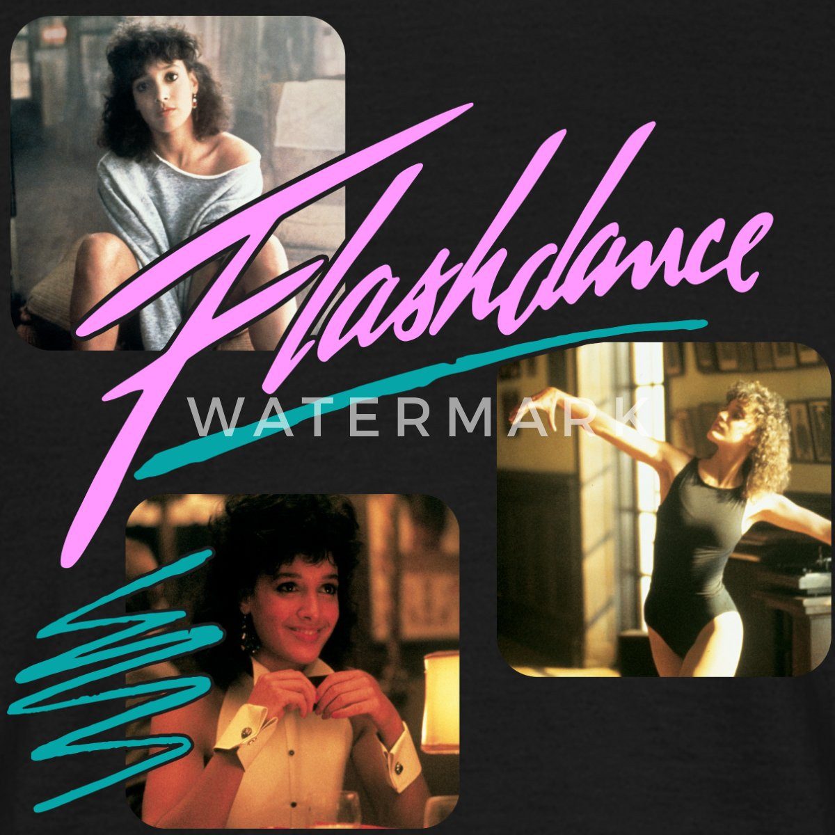 Spreadshirt T-Shirt Flashdance 80er-Design Mit Alex Owens Männer T-Shirt (1 günstig online kaufen