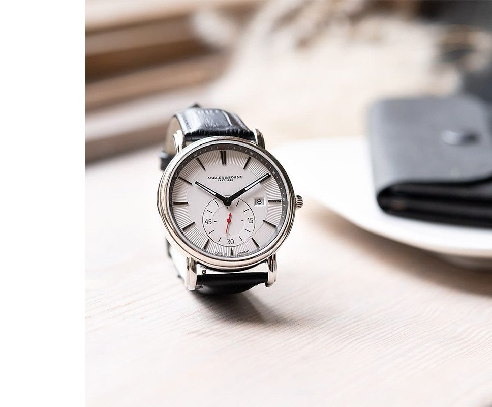 Abeler & Söhne Quarzuhr ABELER & SÖHNE Herrenuhr Quarz, AS3113